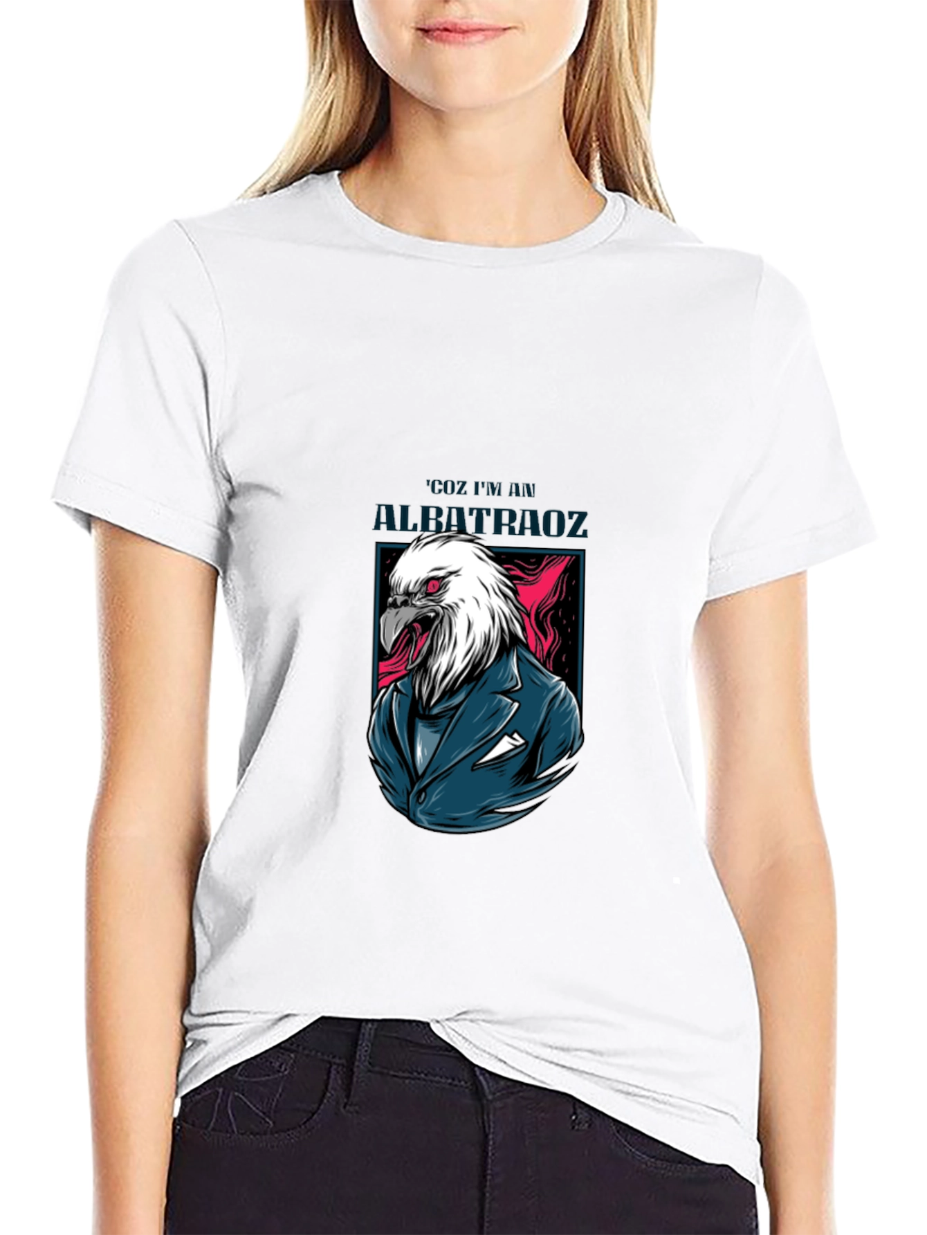 Black Eagle Suit Graphic Print Tee - Cool Menswear view 9