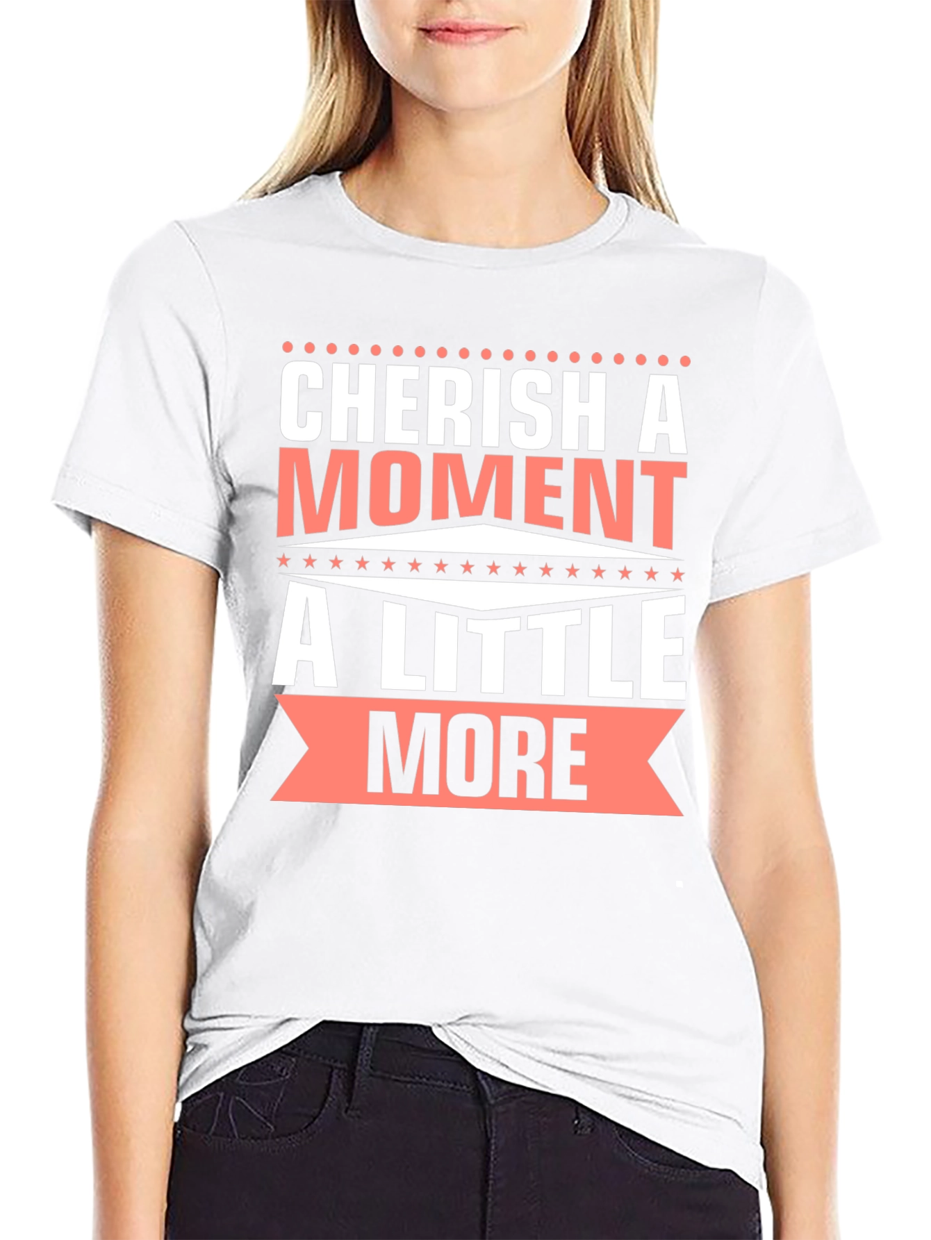 Black Cherish a Moment Graphic T-Shirt view 9
