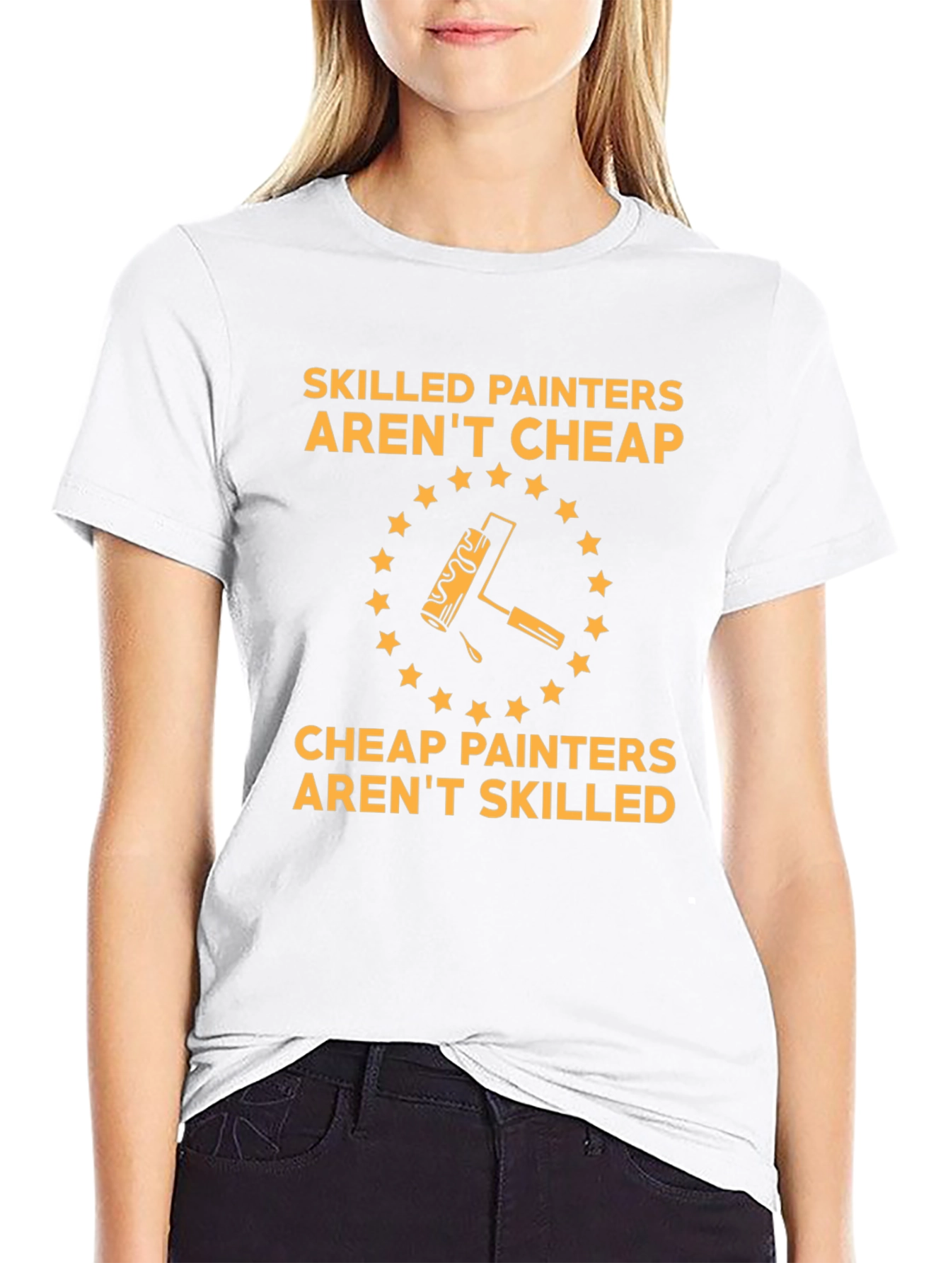 Black Skilled Painters T-Shirt Funny Painter Gift view 9