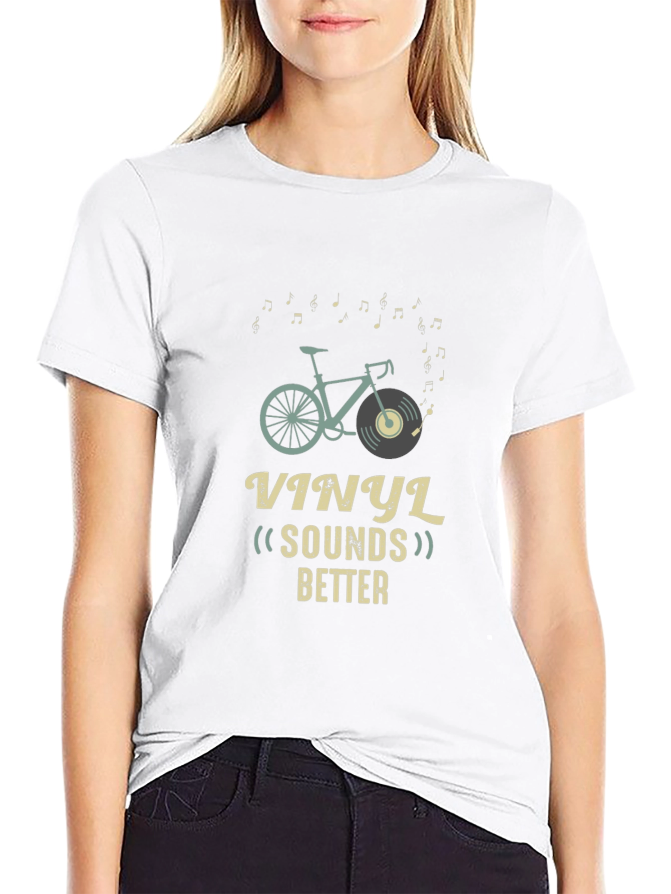 Black Vinyl Sounds Better T-Shirt - Music Lover Tee view 9