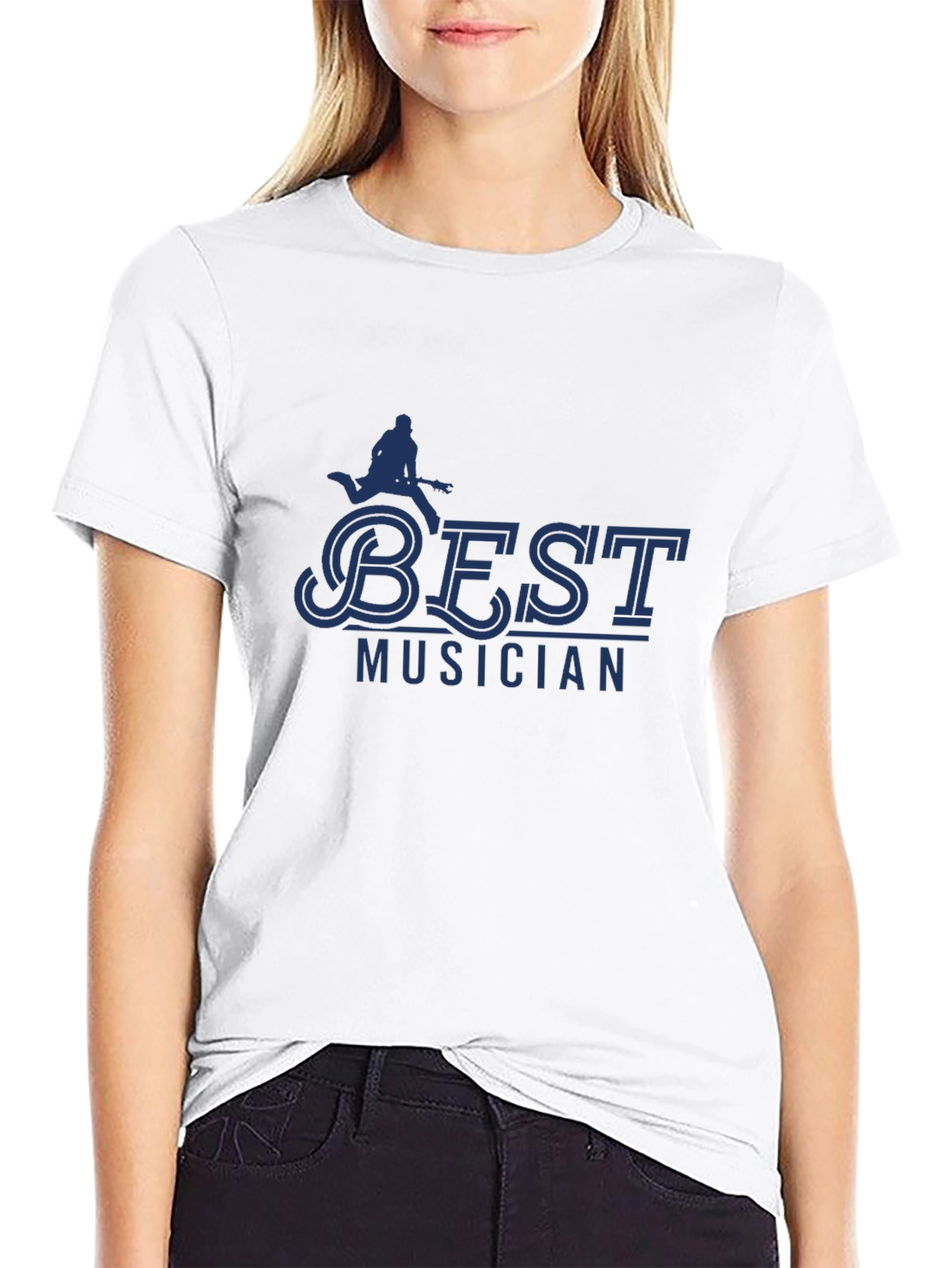 Black Best Musician Graphic T-Shirt - Black view 9