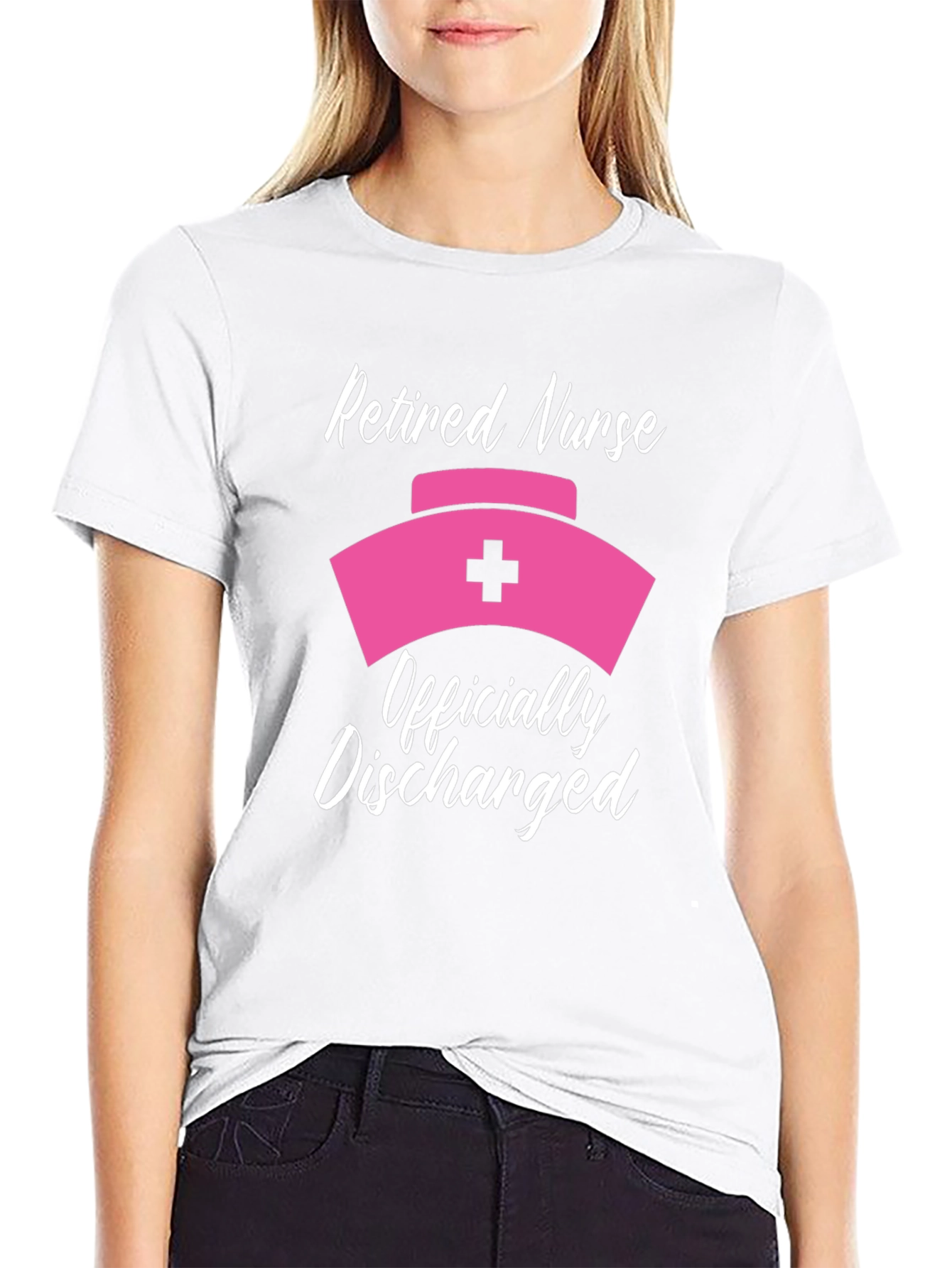 Black Retired Nurse Officially Discharged T-Shirt view 9