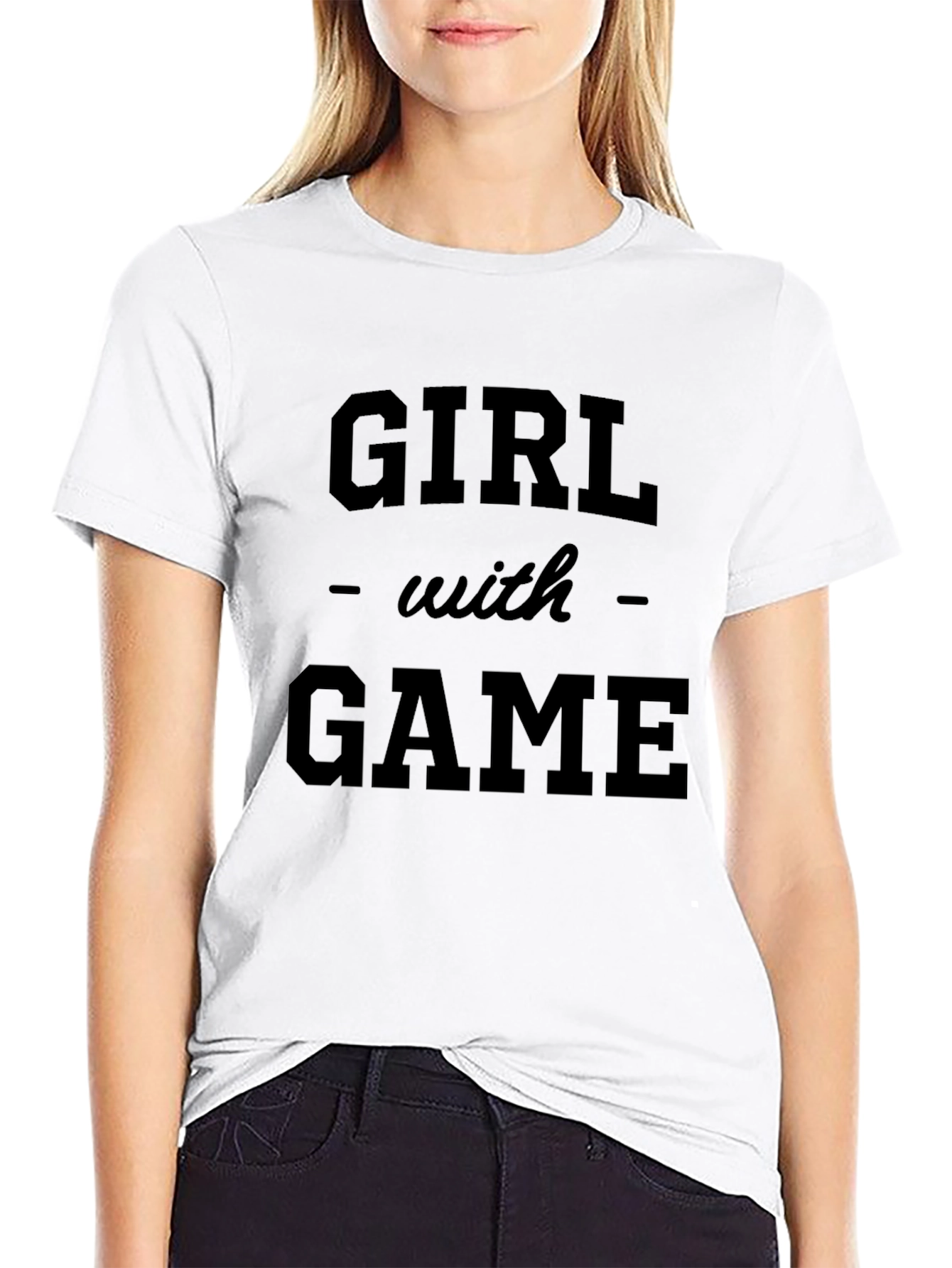 Black Girl with Game Graphic Tee - Stylish Comfort view 9