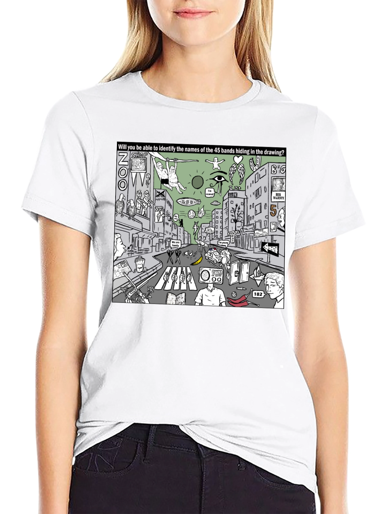 Black Band Puzzle T-Shirt view 9