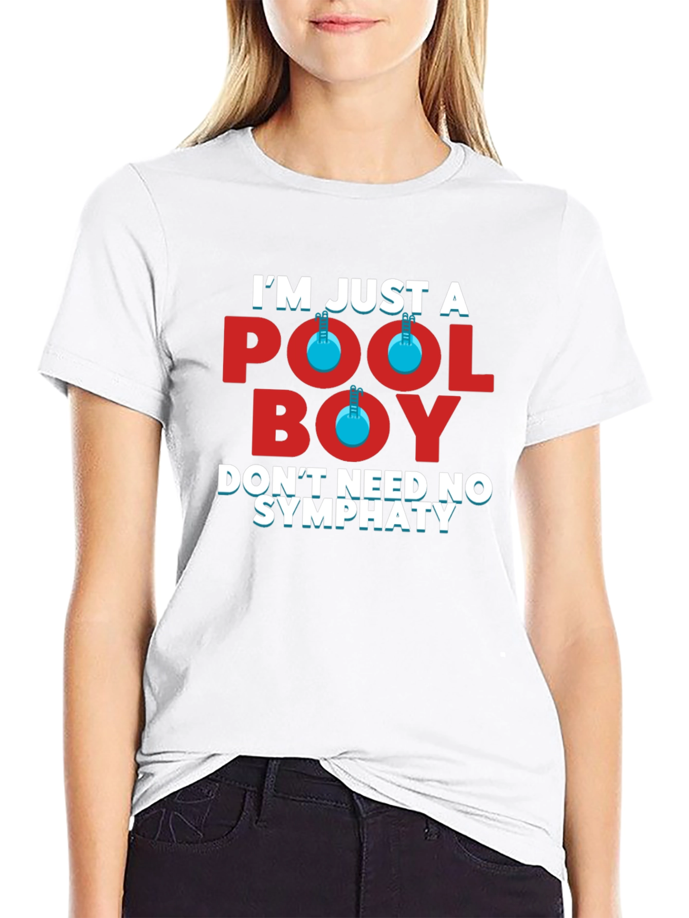 Black Pool Boy Graphic Tee - Don't Need No Sympathy view 9