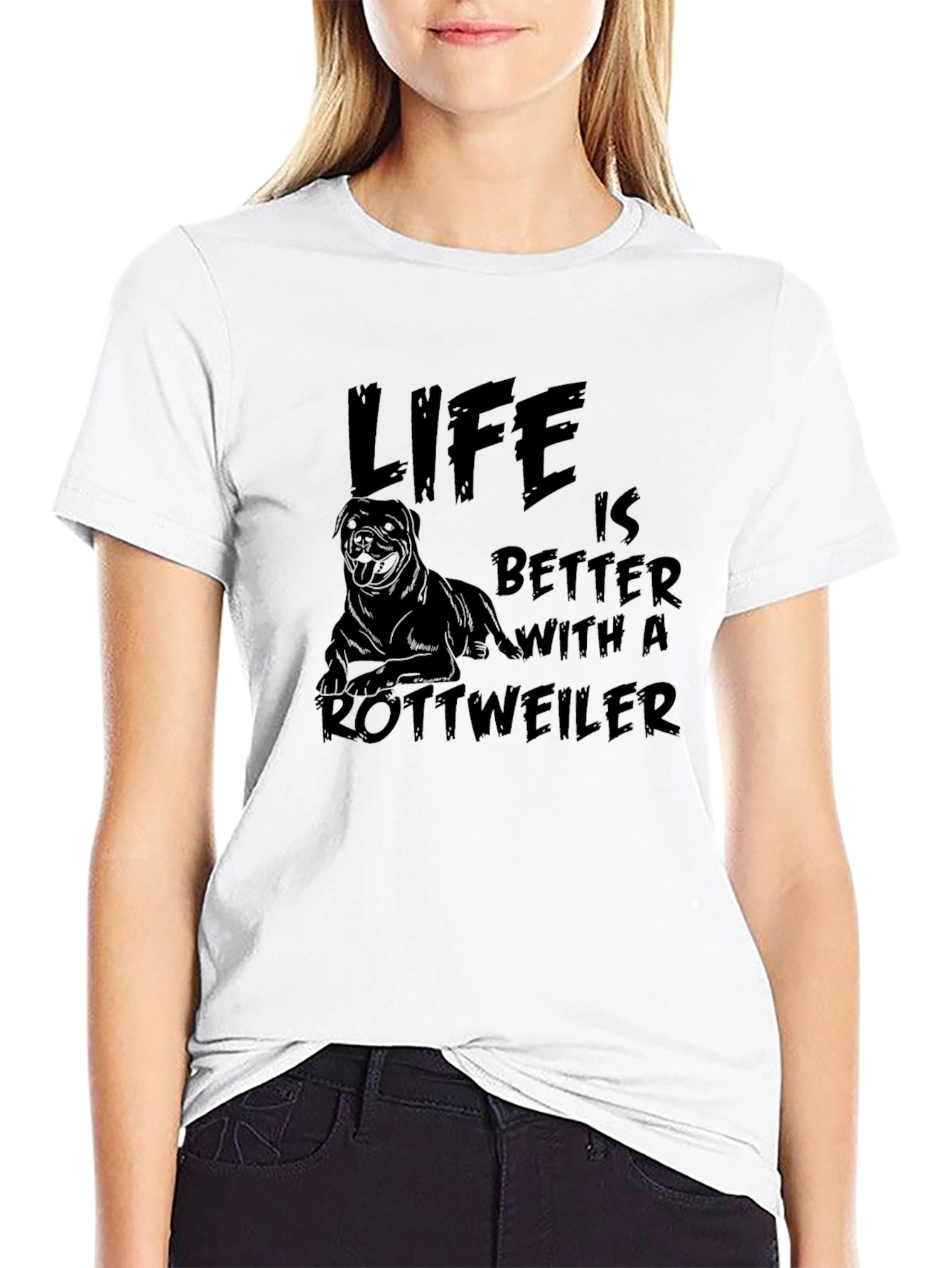 Life is Better with a Rottweiler T-Shirt - 9