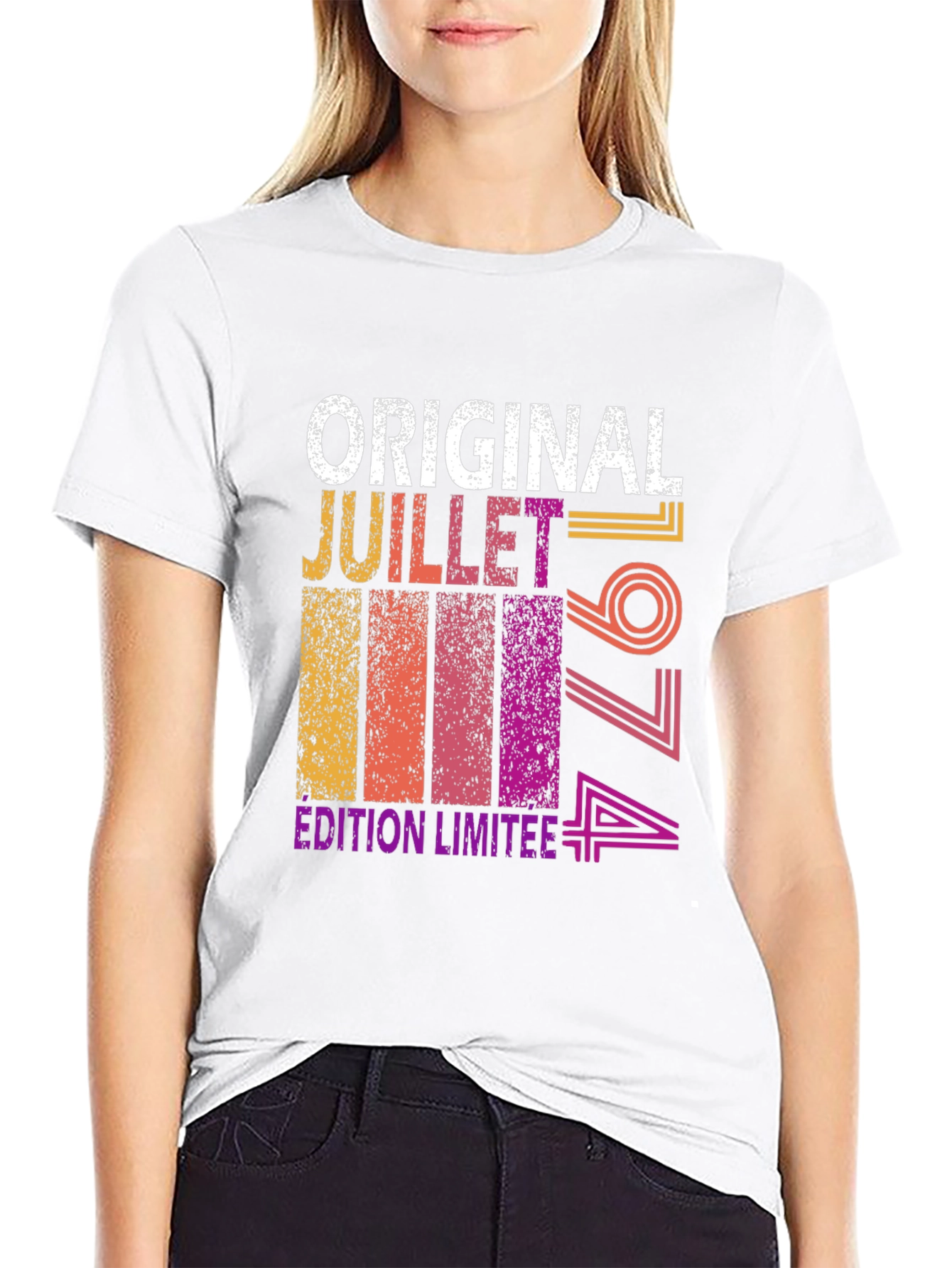 Black Original Juillet 1974 Limited Edition Tee view 9