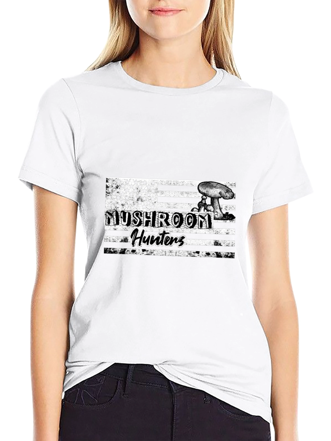Mushroom Hunters American Flag T-Shirt - 9