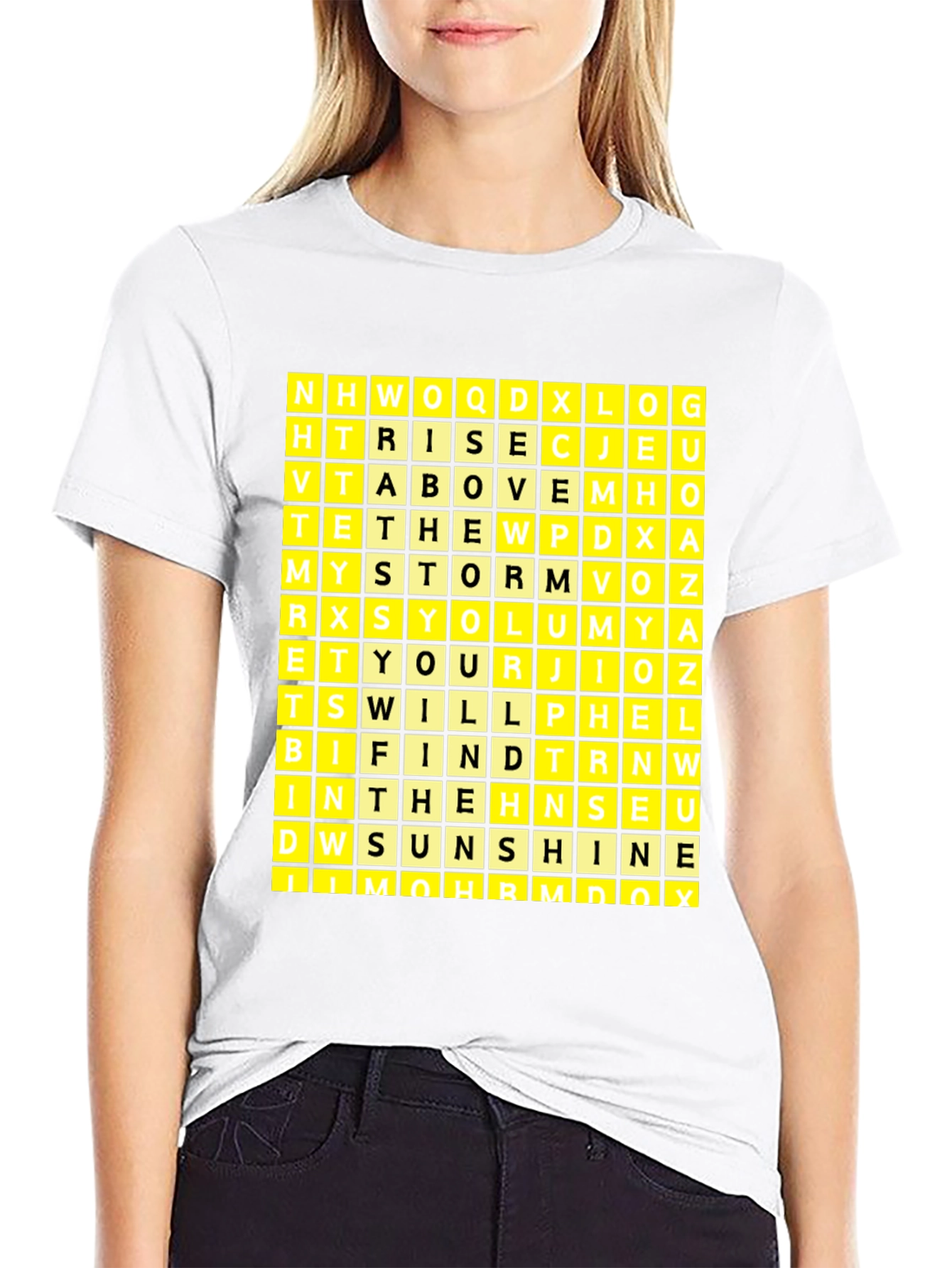Word Search Puzzle Graphic T-Shirt - 9