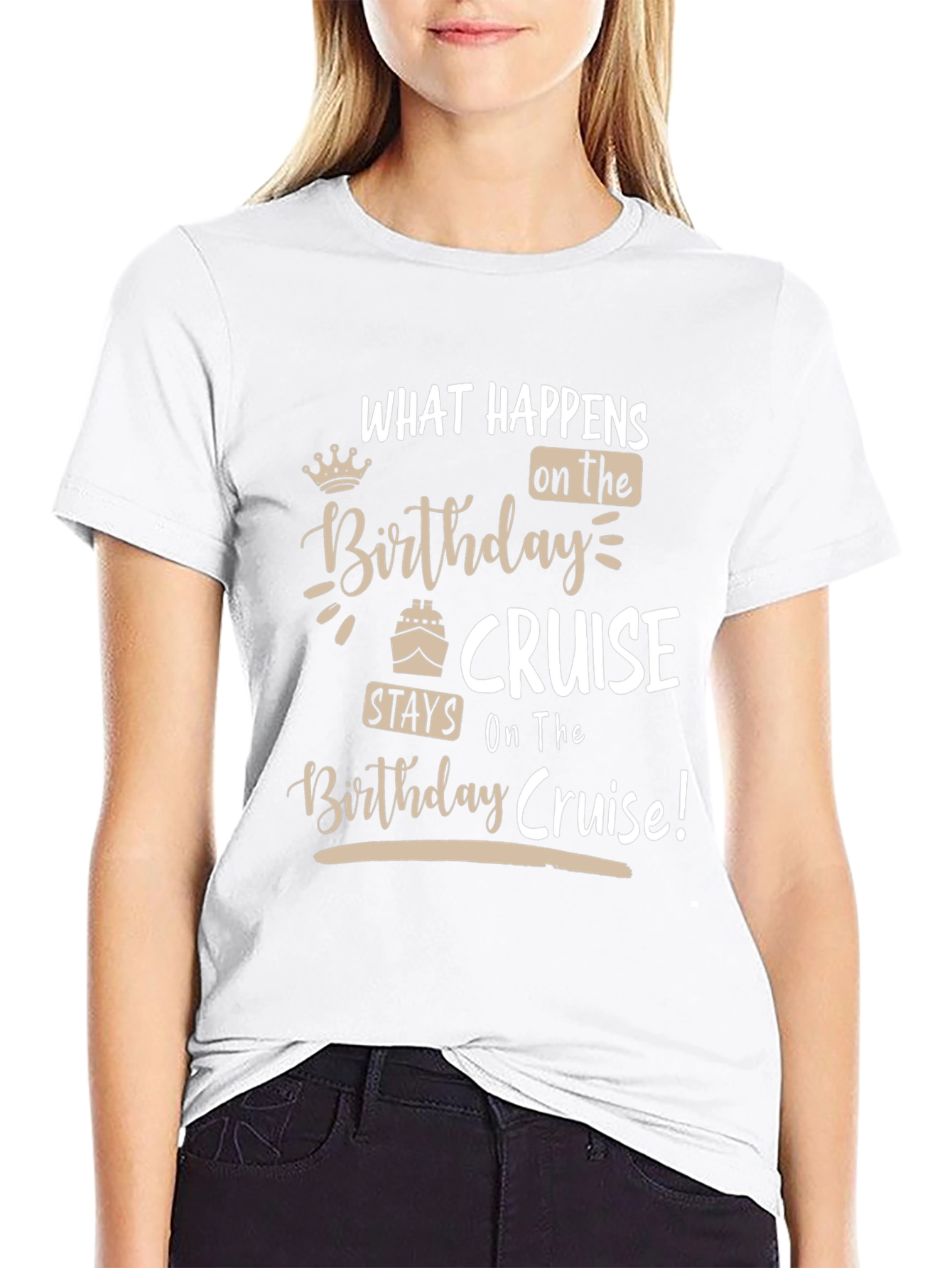 Black Birthday Cruise T-Shirt view 9