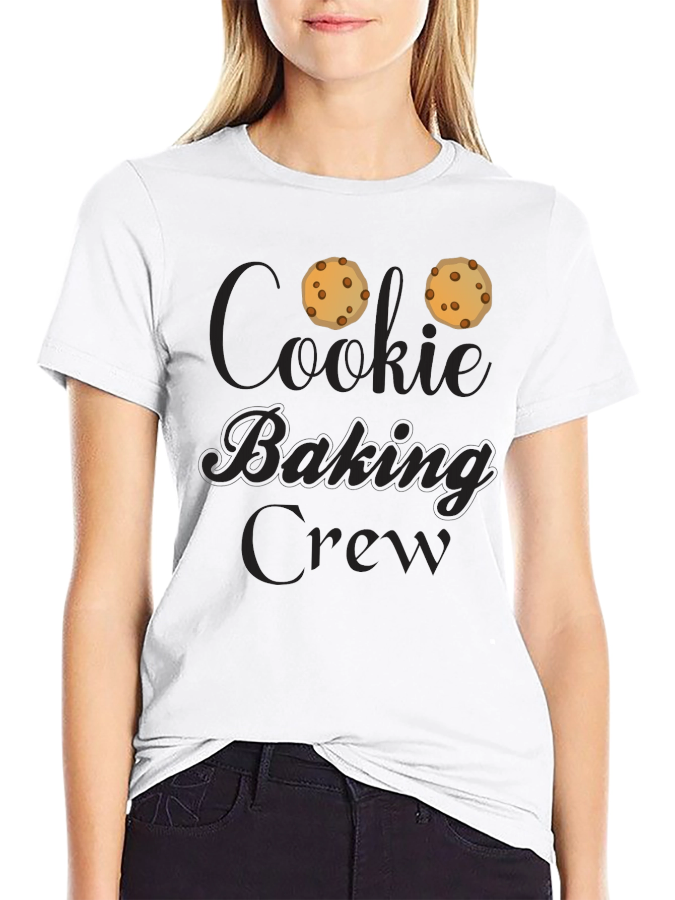 Black Cookie Baking Crew Black T-Shirt view 9