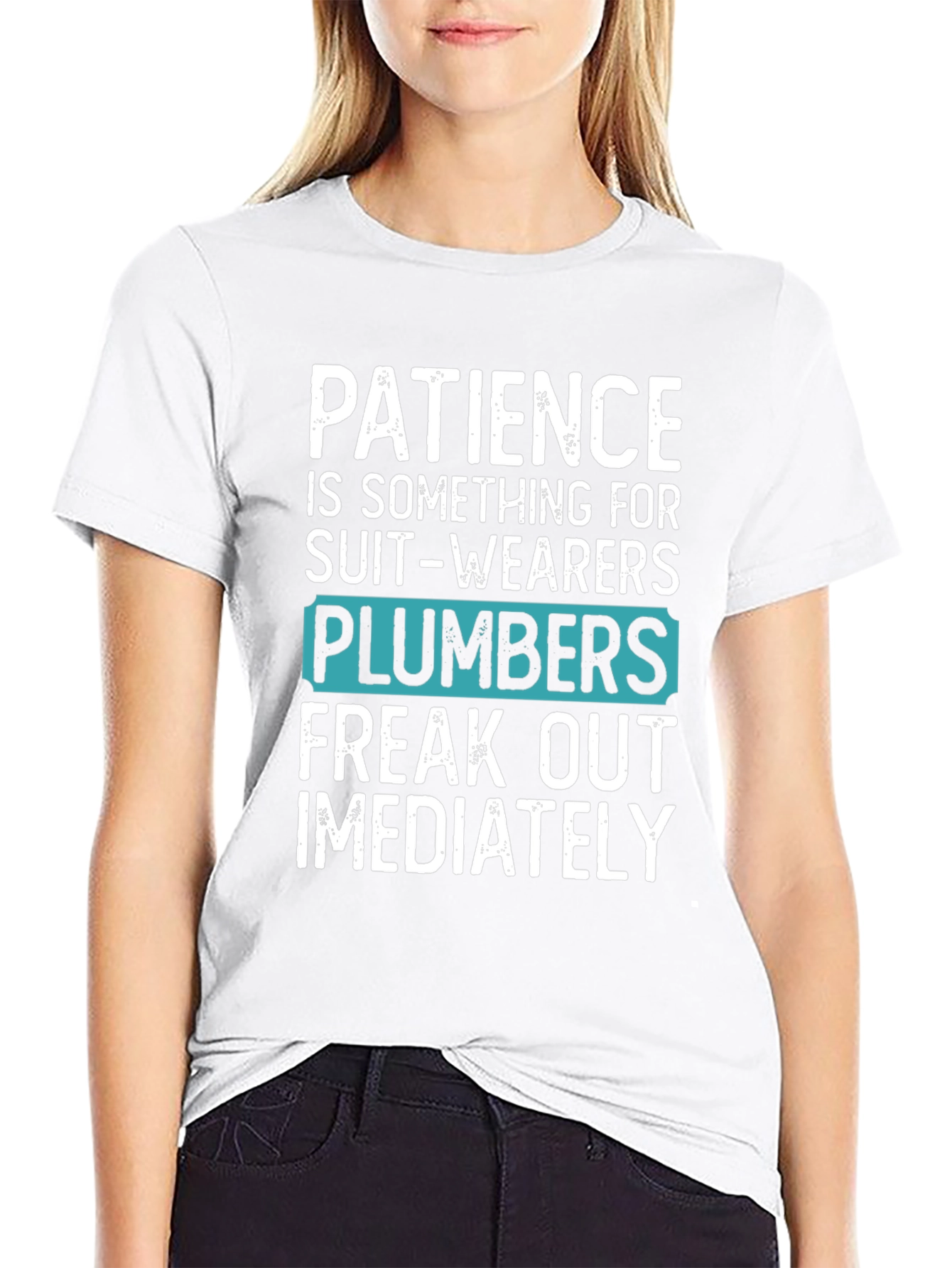Black Plumbers Freak Out T-Shirt - Funny Gift for Plumbers view 9