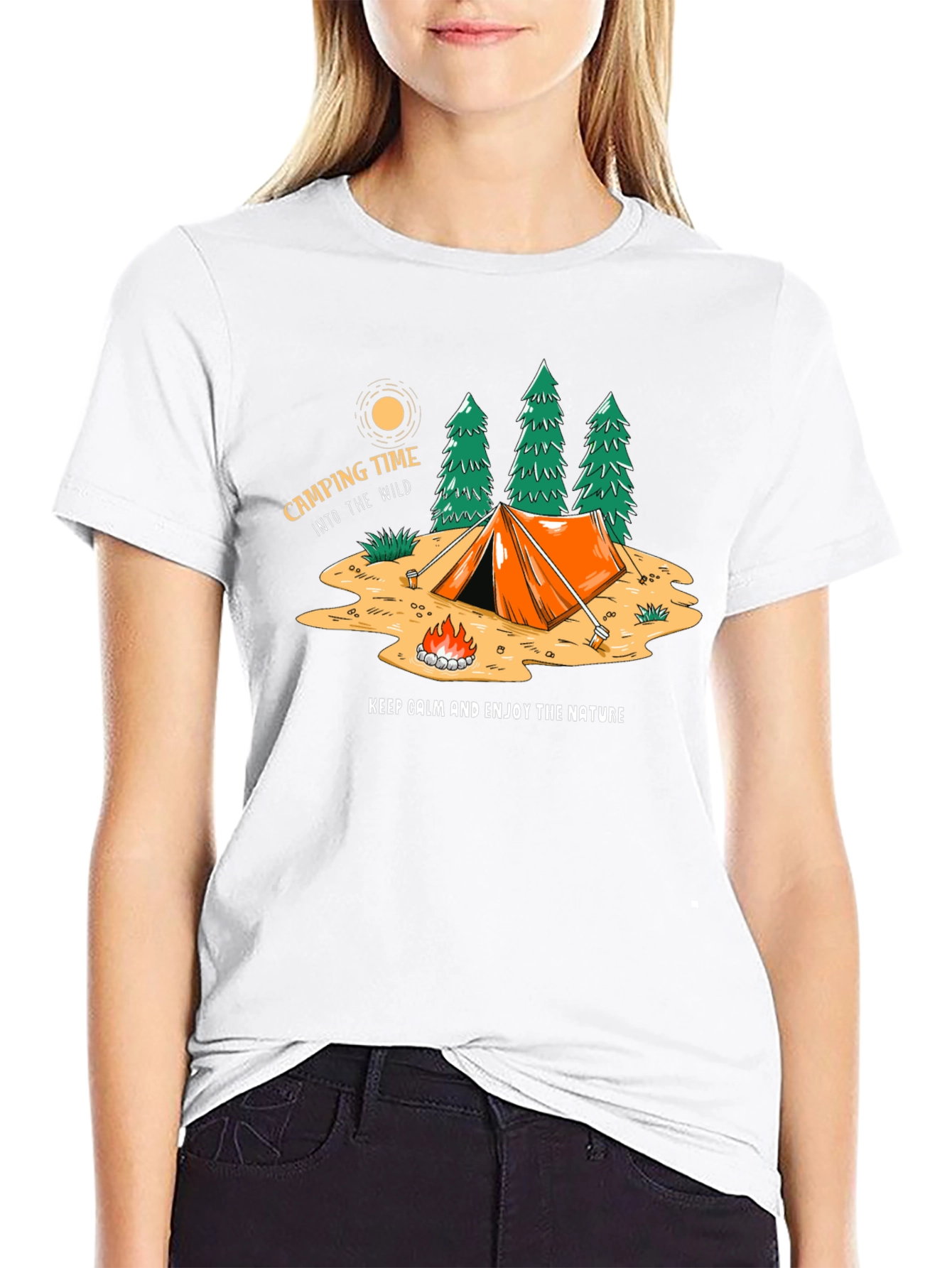 Black Camping Time Graphic Tee - Into the Wild view 9