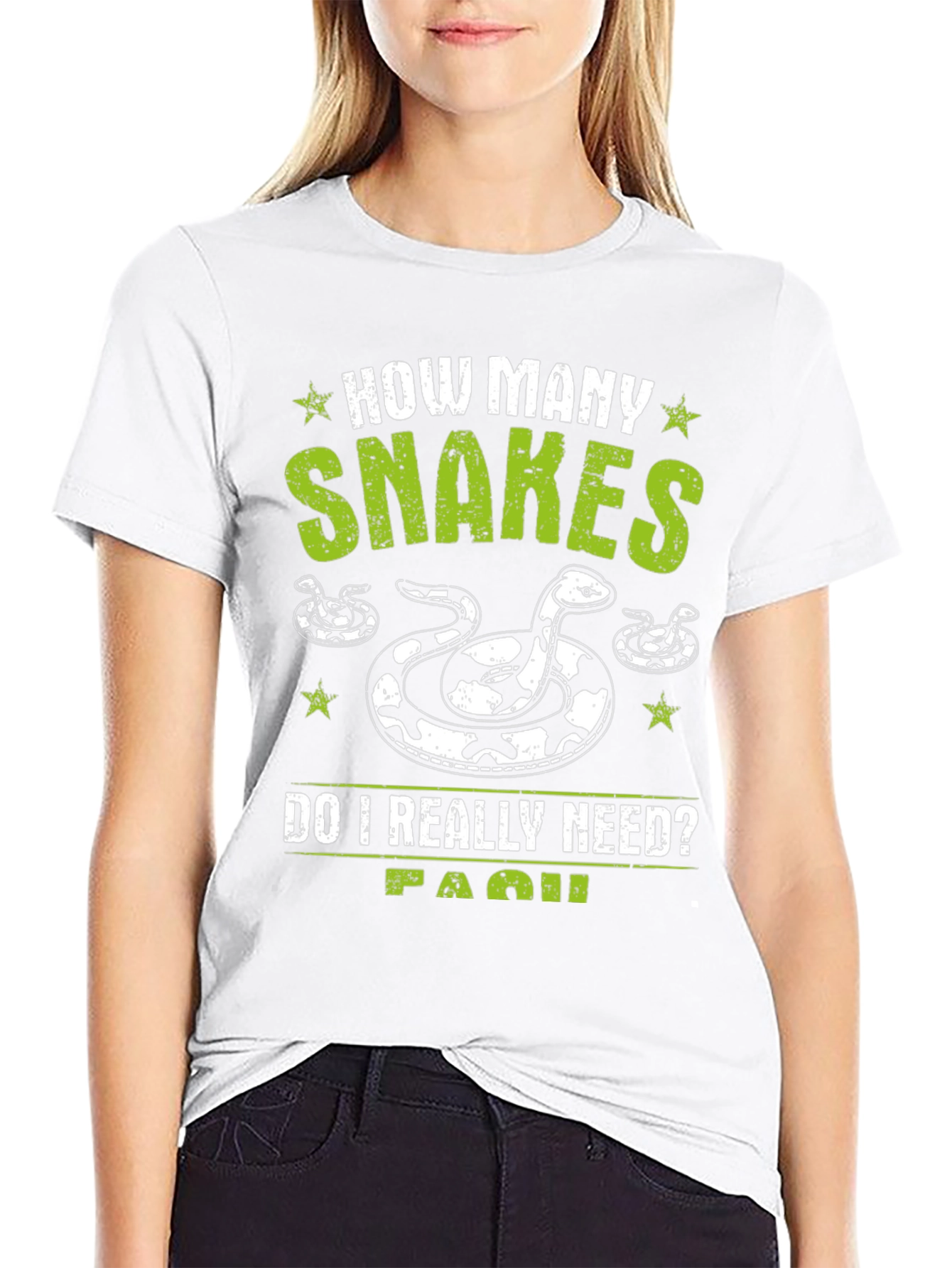 Black Snakes Graphic T-Shirt - Novelty Reptile Lover Tee view 9