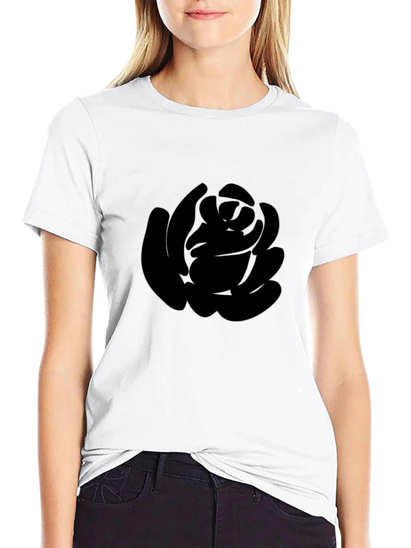 Black Black Rose Graphic T-Shirt - Stylish Men's Tee view 9