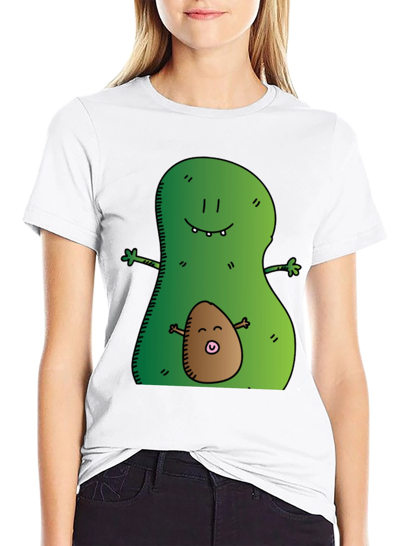 Black Avocado Mama & Baby Graphic Tee - Black view 9