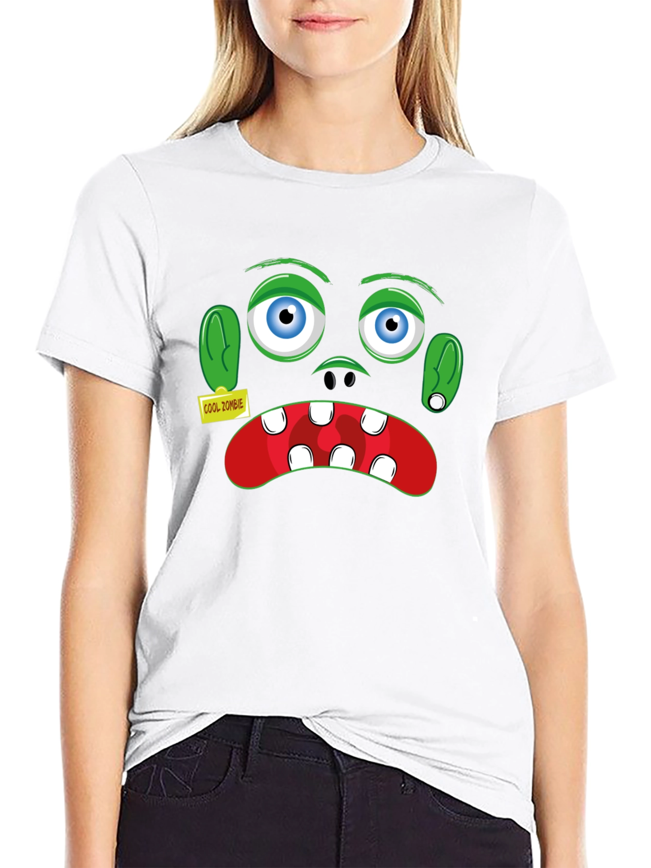 Black Cool Zombie Graphic T-Shirt - Halloween view 9