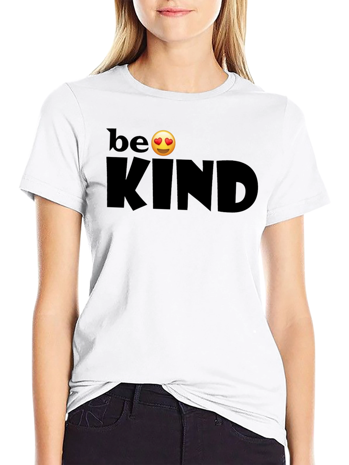 Black Be Kind T-Shirt - Black Graphic Tee view 9