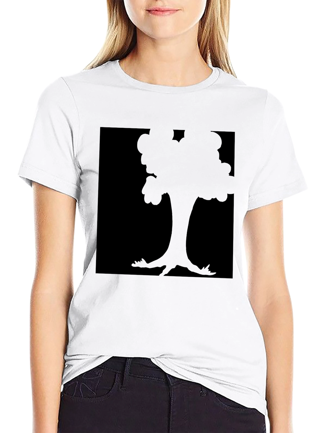 Black Black Tree Graphic Tee - Stylish and Comfortable view 9