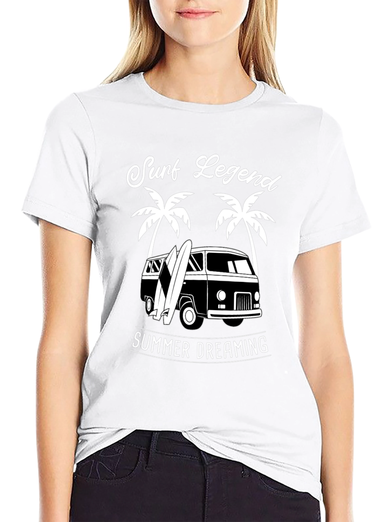 Black Surf Legend Summer Dreaming T-Shirt view 9