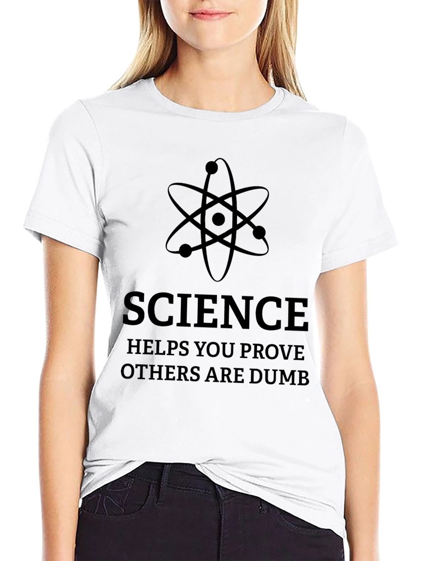 Black Science Humor T-Shirt - Prove Others Wrong! view 9