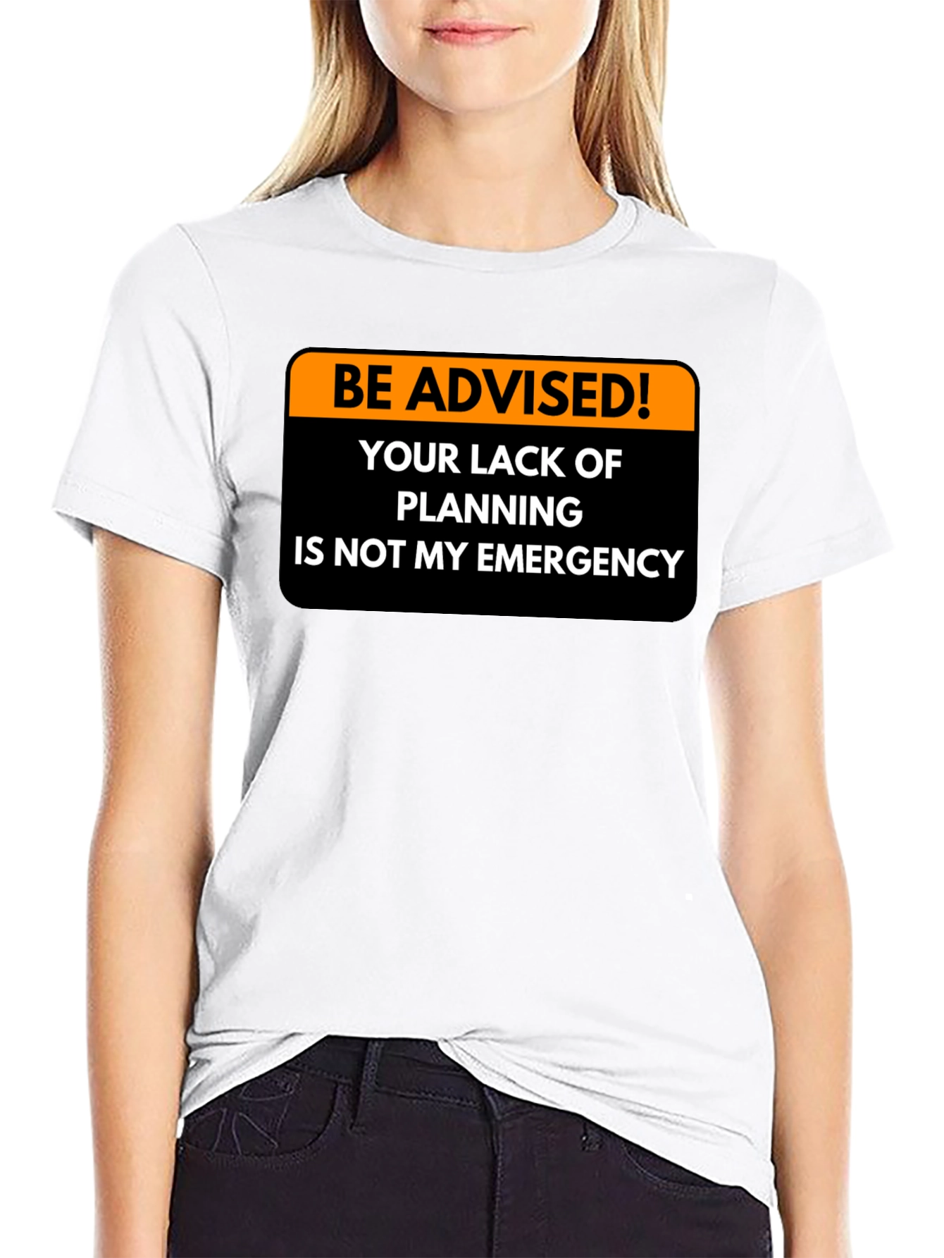 Black Be Advised T-Shirt - Planning Failure view 9