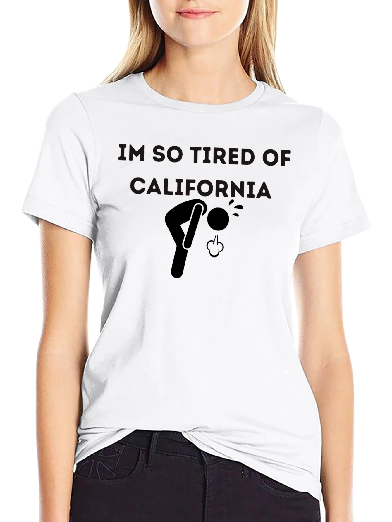 Black Funny Nausea T-Shirt: I'm So Tired of Anemia  view 9