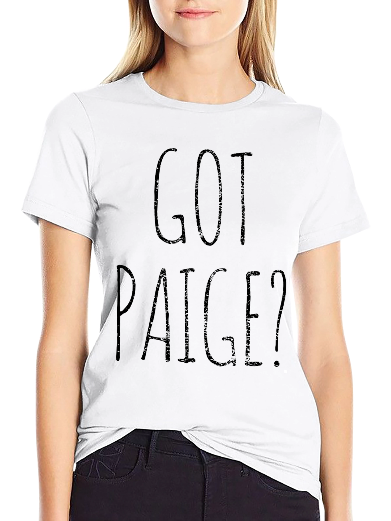Black Got Paige? Black Graphic T-Shirt Novelty Gift Idea view 9