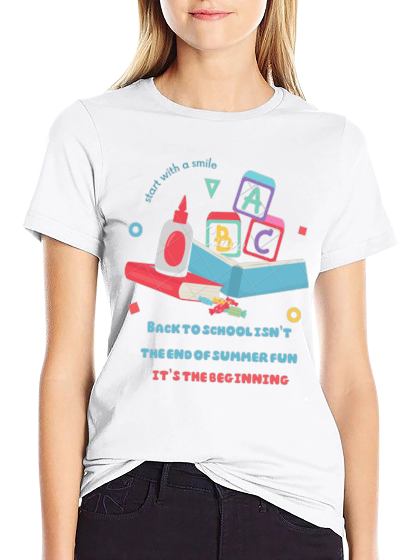 Black Back to School Graphic T-Shirt view 9
