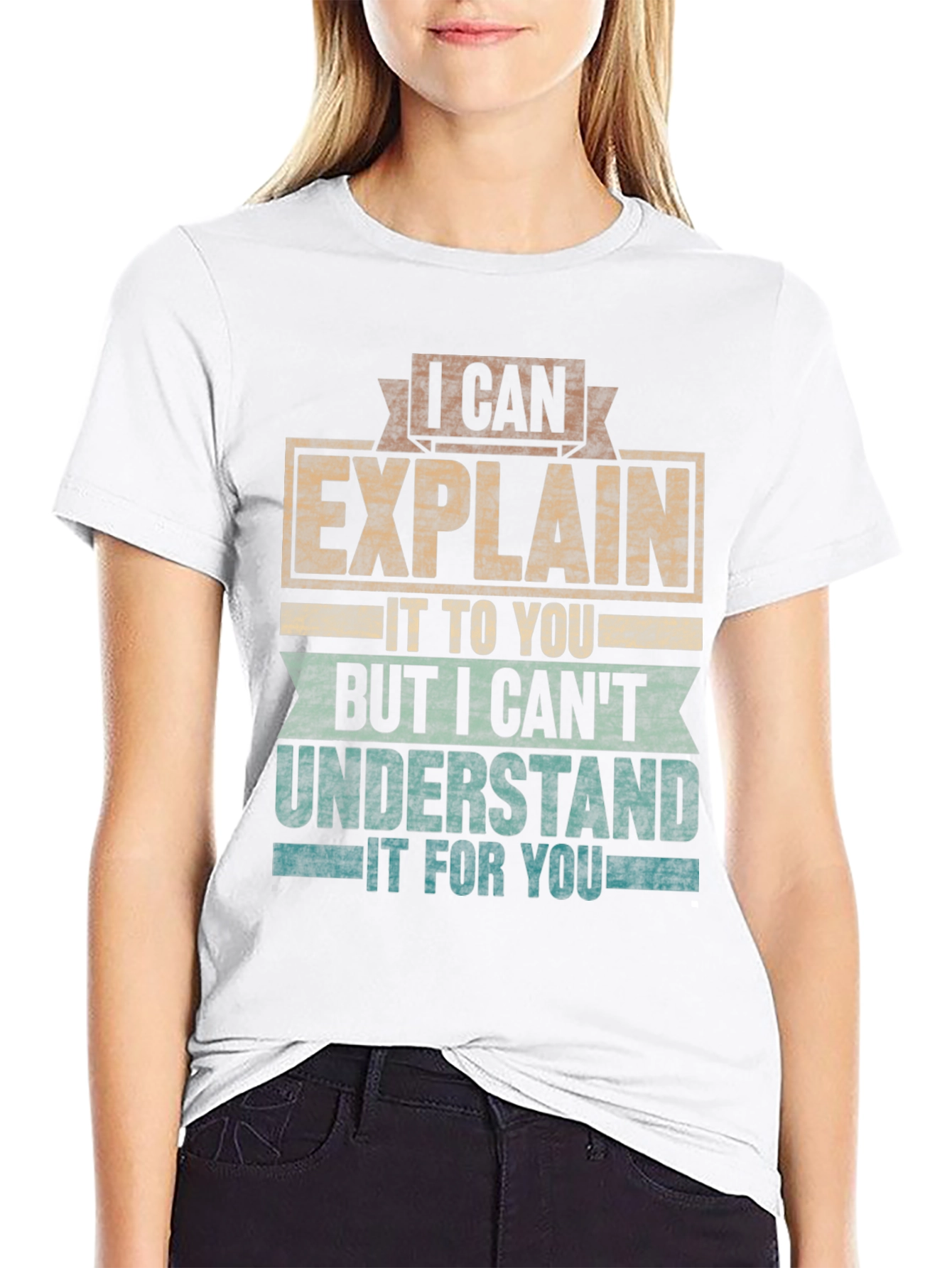 Black I Can Explain T-Shirt Funny Sarcastic Tee view 9