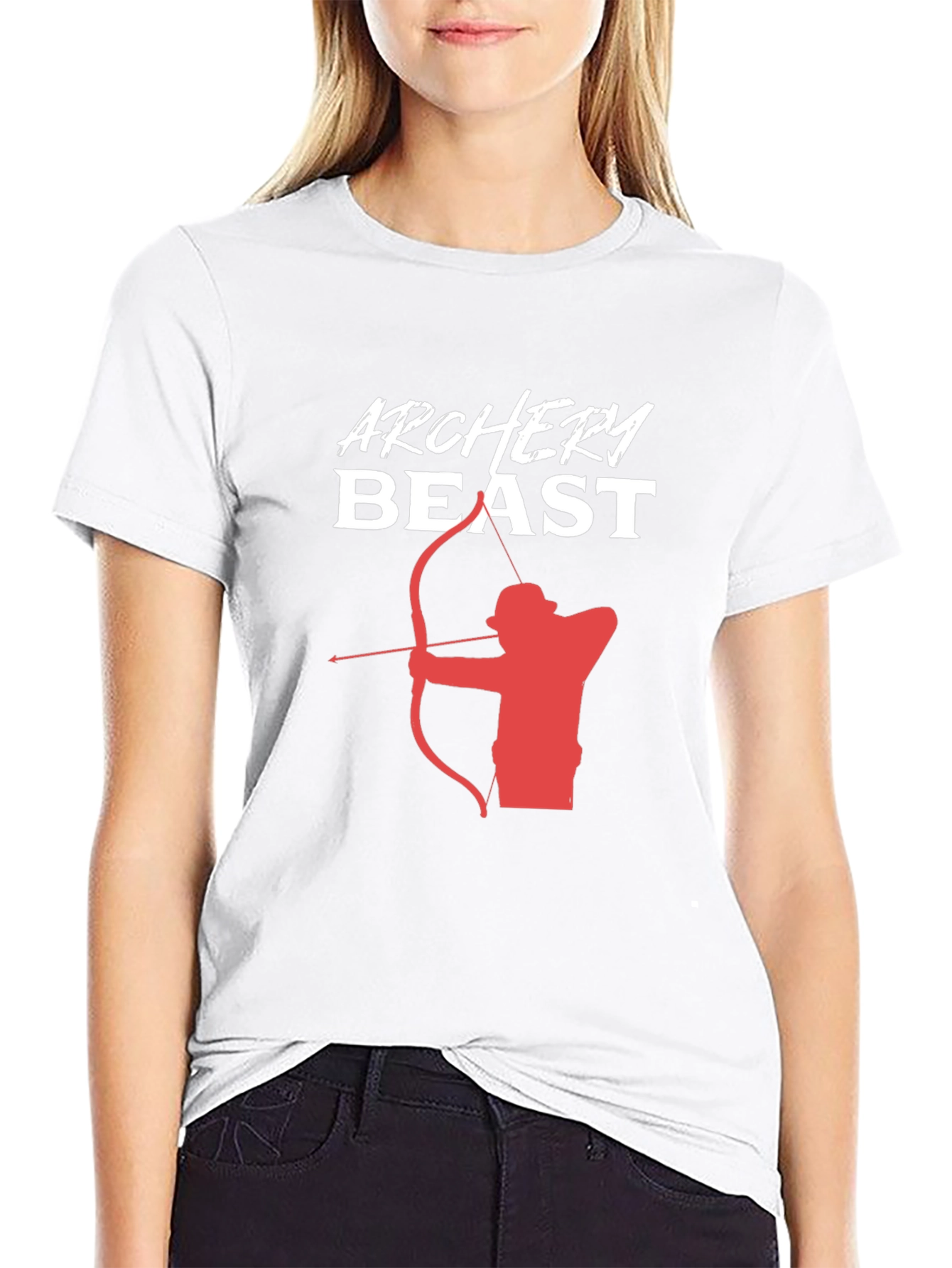 Black Archery Beast Graphic Tee | Mens Black T-Shirt view 9