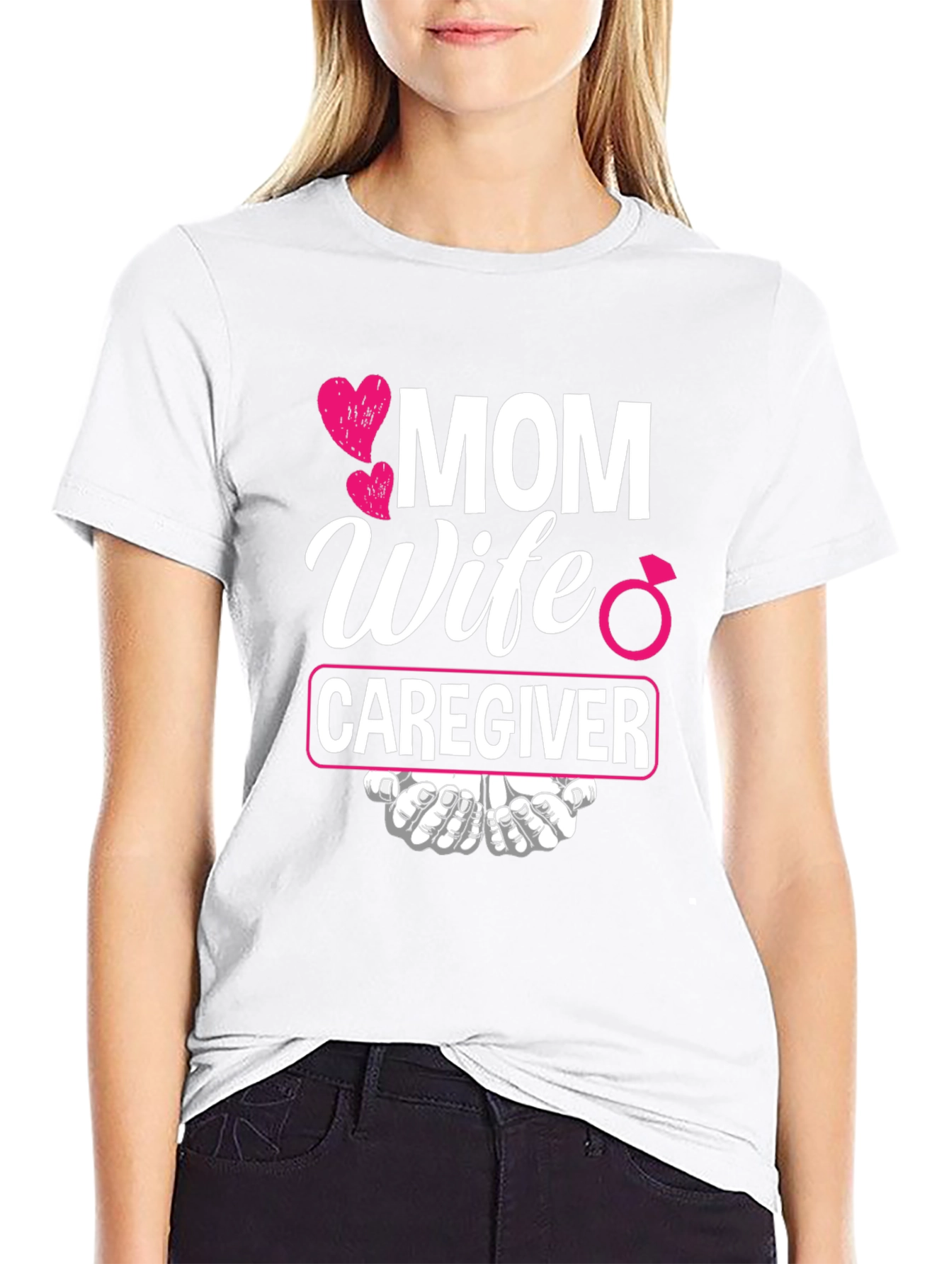 Mom Wife Caregiver T-Shirt - Ideal Gift! - 9