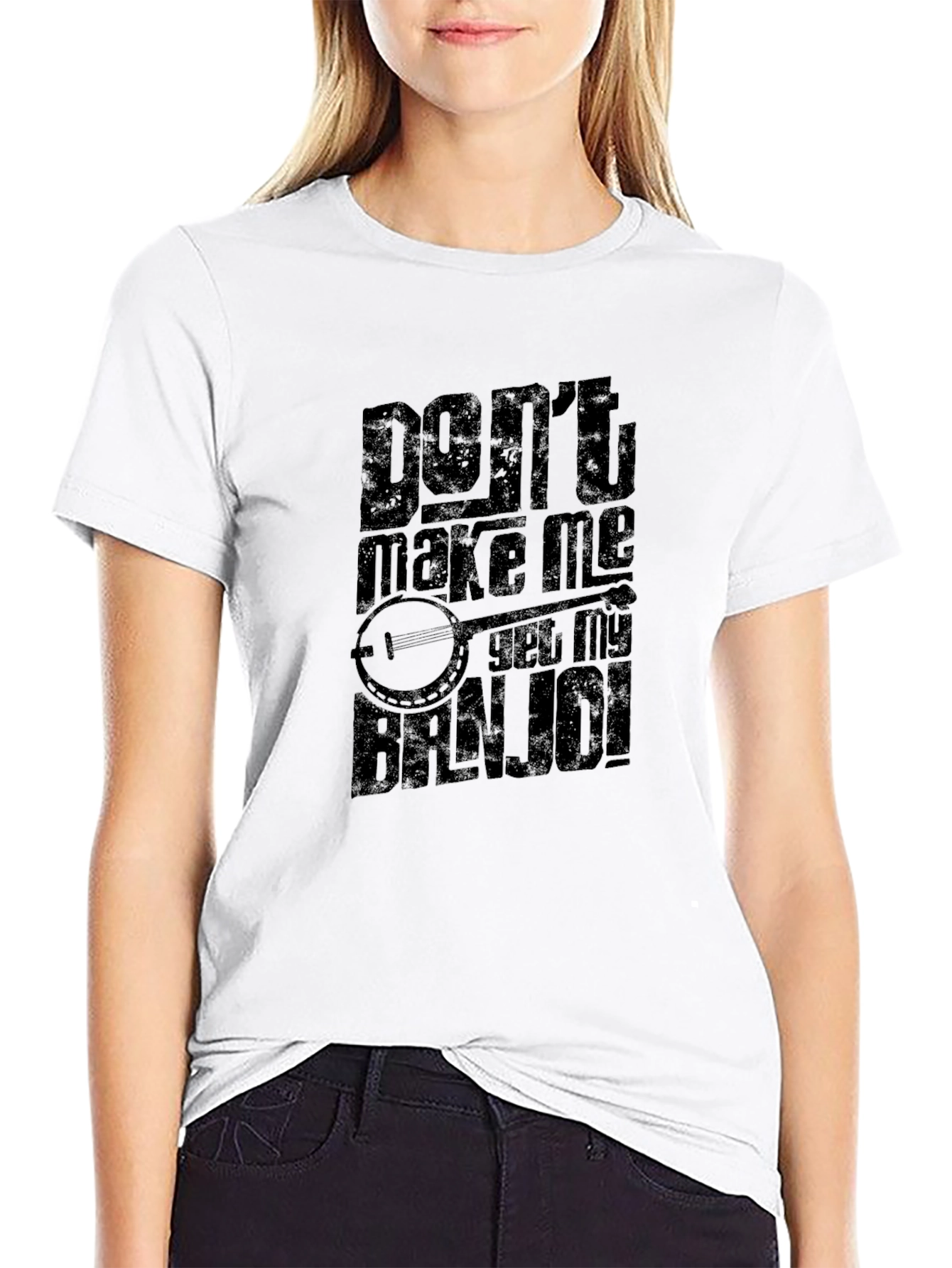 Black Don't Make Me Get My Banjo! T-Shirt view 9