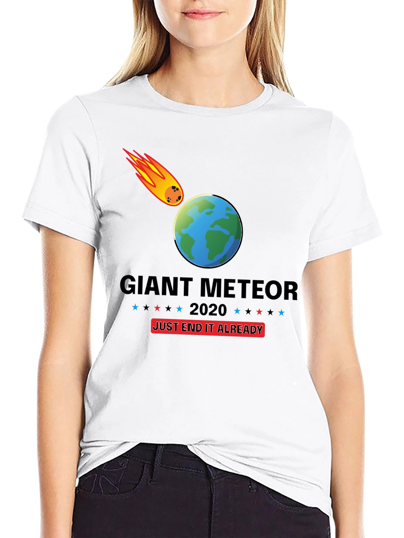 Black Giant Meteor 2020 T-Shirt - End It Already! view 9
