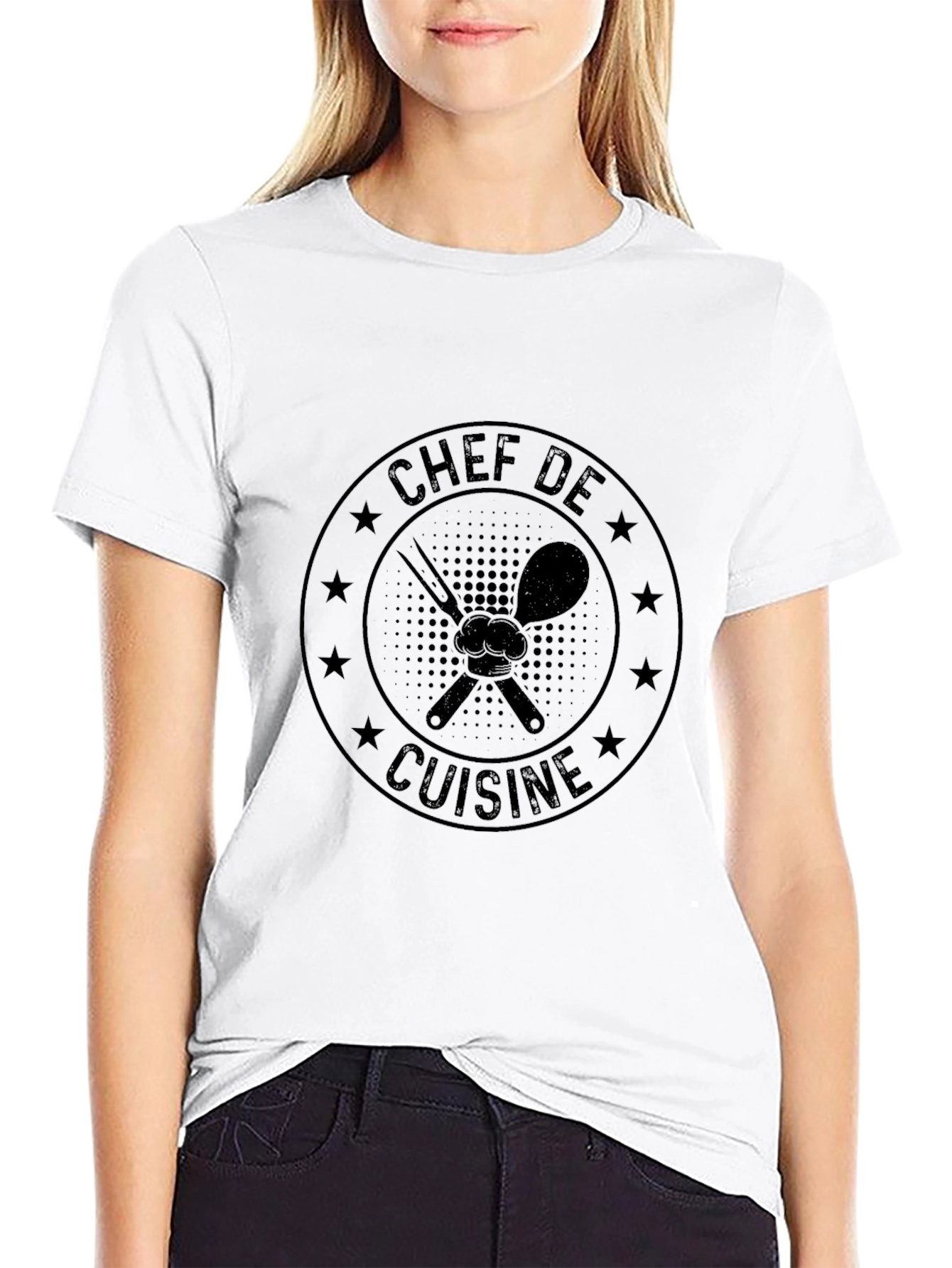 Black Chef De Cuisine Black T-Shirt view 9