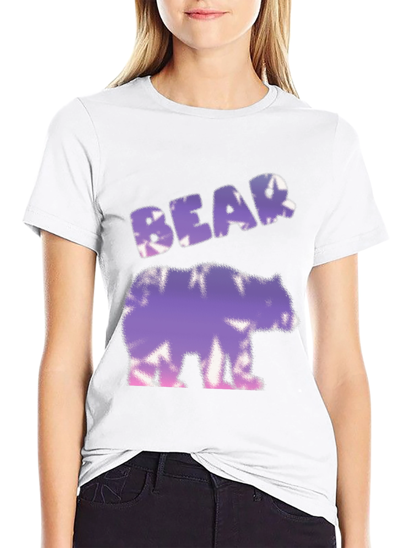Black Bear Tie-Dye Graphic T-Shirt view 9