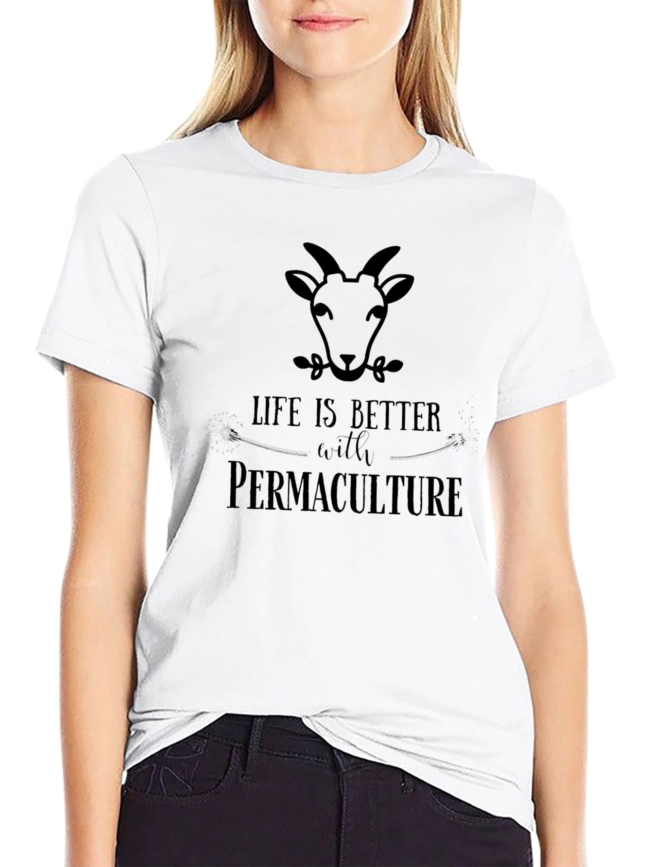 Black Life is Better With Permaculture T-Shirt view 9