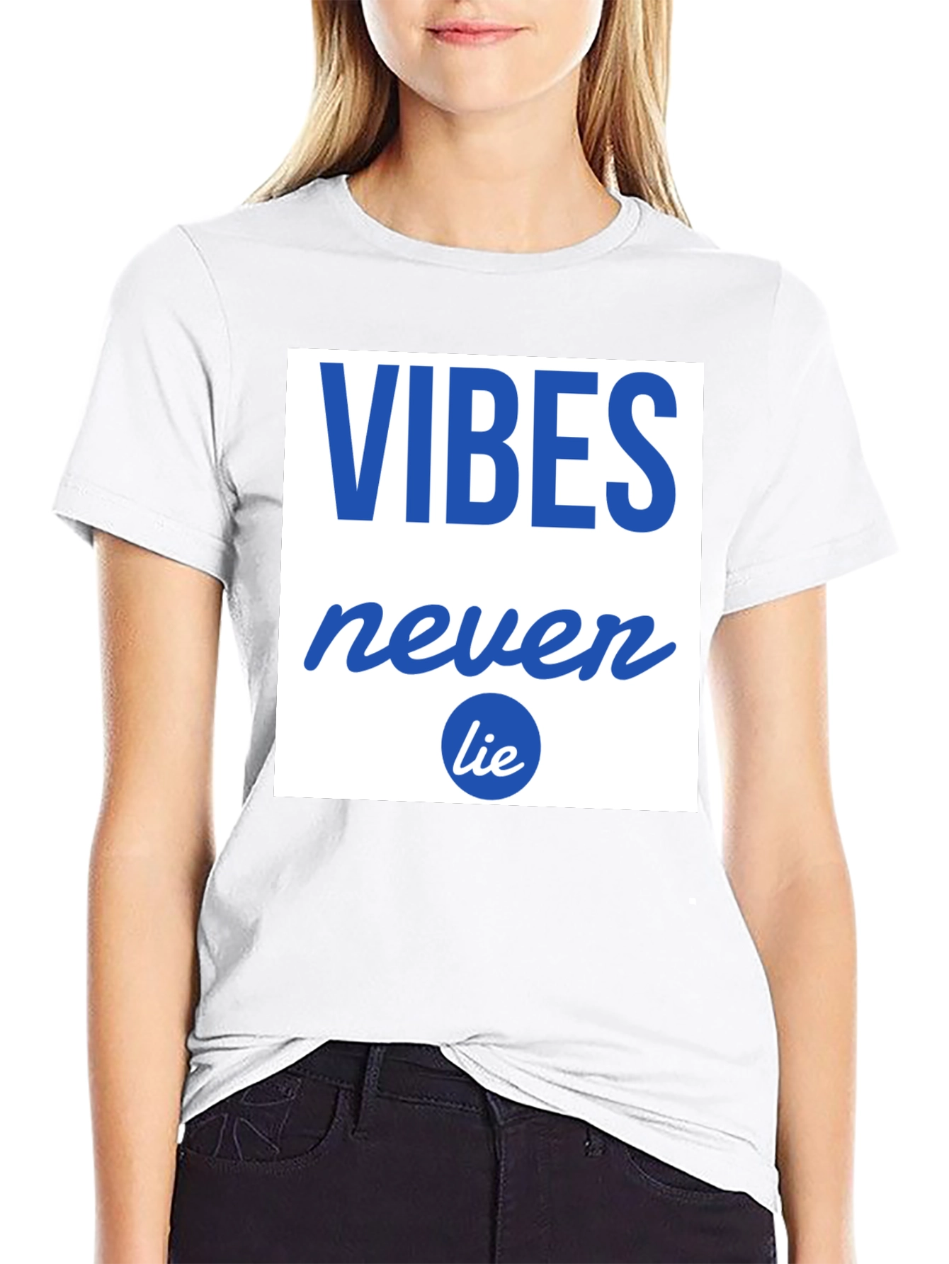 Black Vibes Never Lie Graphic Tee - Casual Comfort view 9