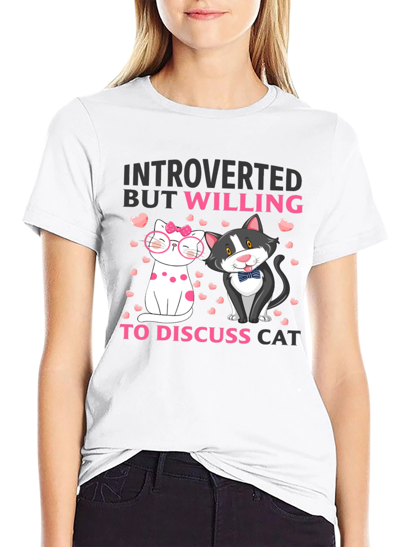 Introverted Cat Lover T-Shirt - 9