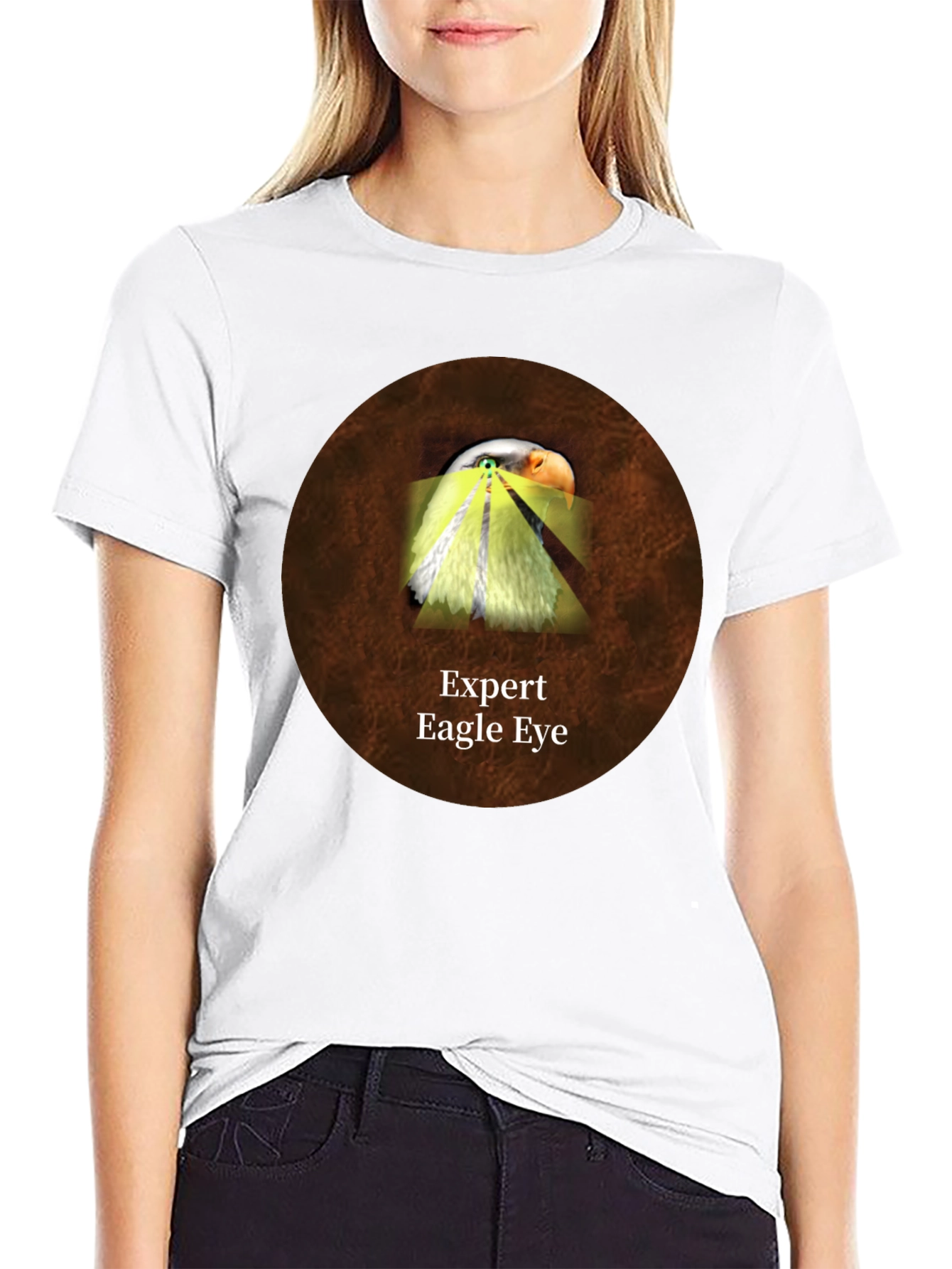 Black Expert Eagle Eye Graphic T-Shirt view 9
