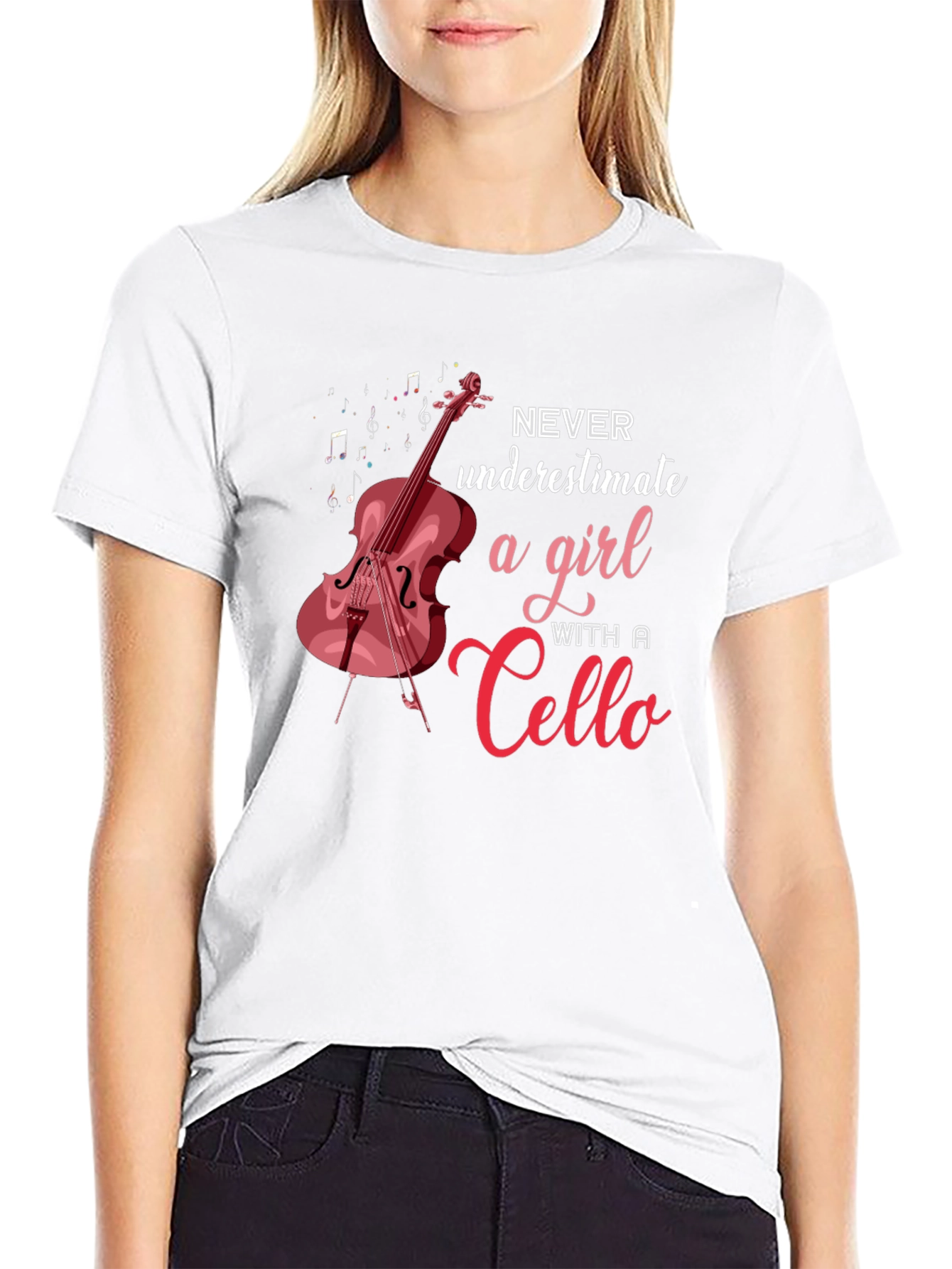 Cello Girl T-Shirt: Music Lover Tee - 9