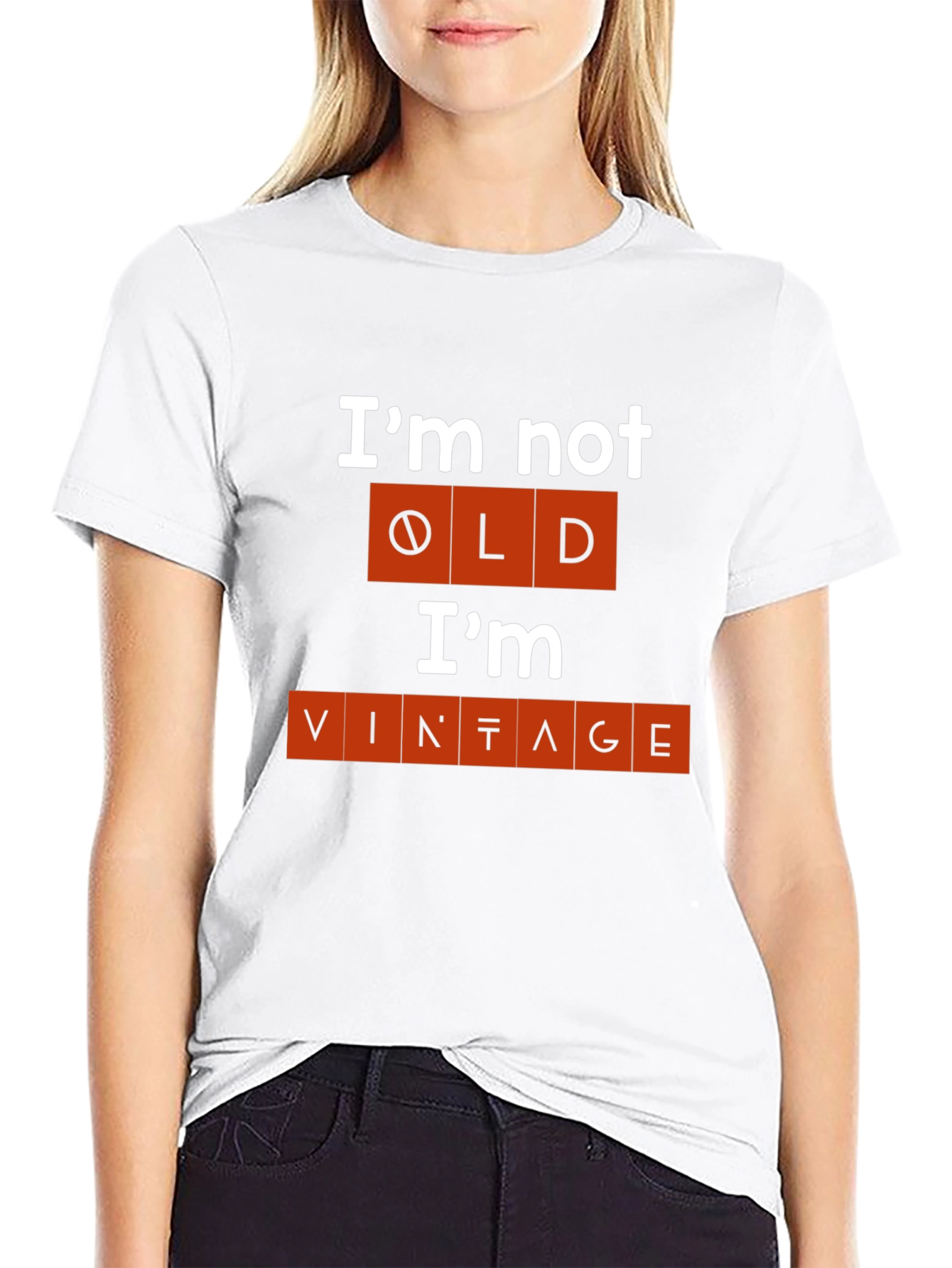 Black I'm Not Old I'm Vintage T-Shirt view 9