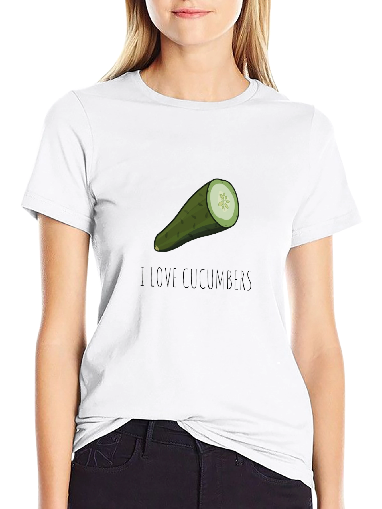 I Love Cucumbers Graphic T-Shirt - 9
