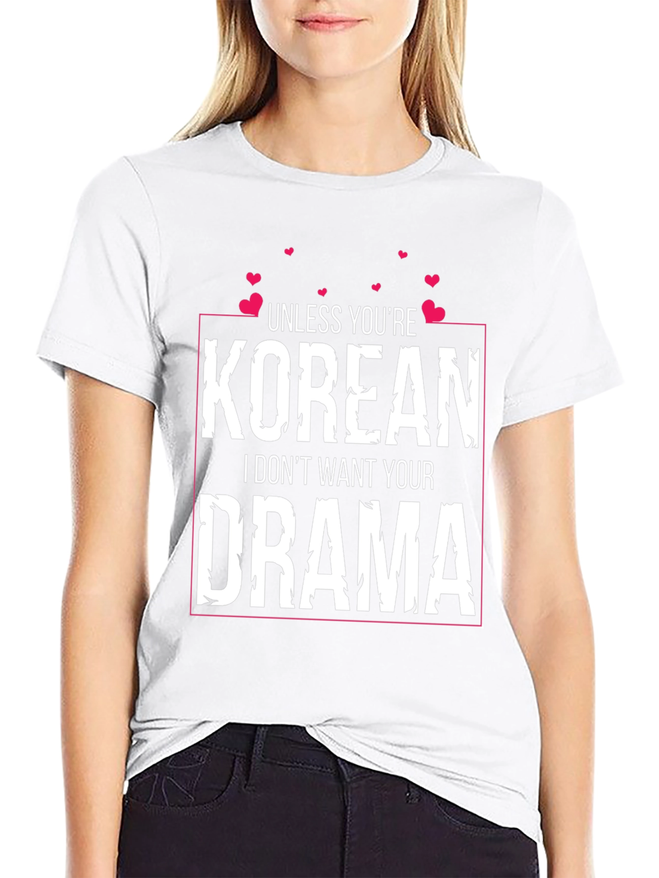 Black Korean Drama T-Shirt - Funny Graphic Tee view 9