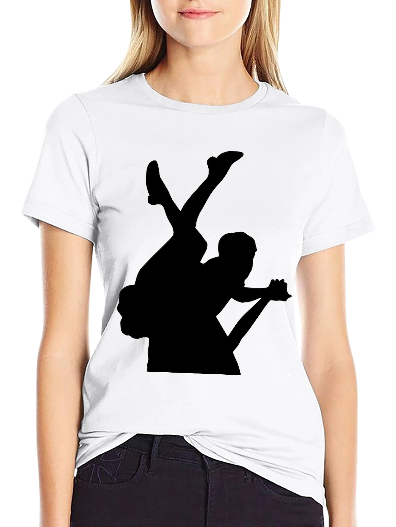 Black Silhouette Graphic Tee - Dark Style view 9