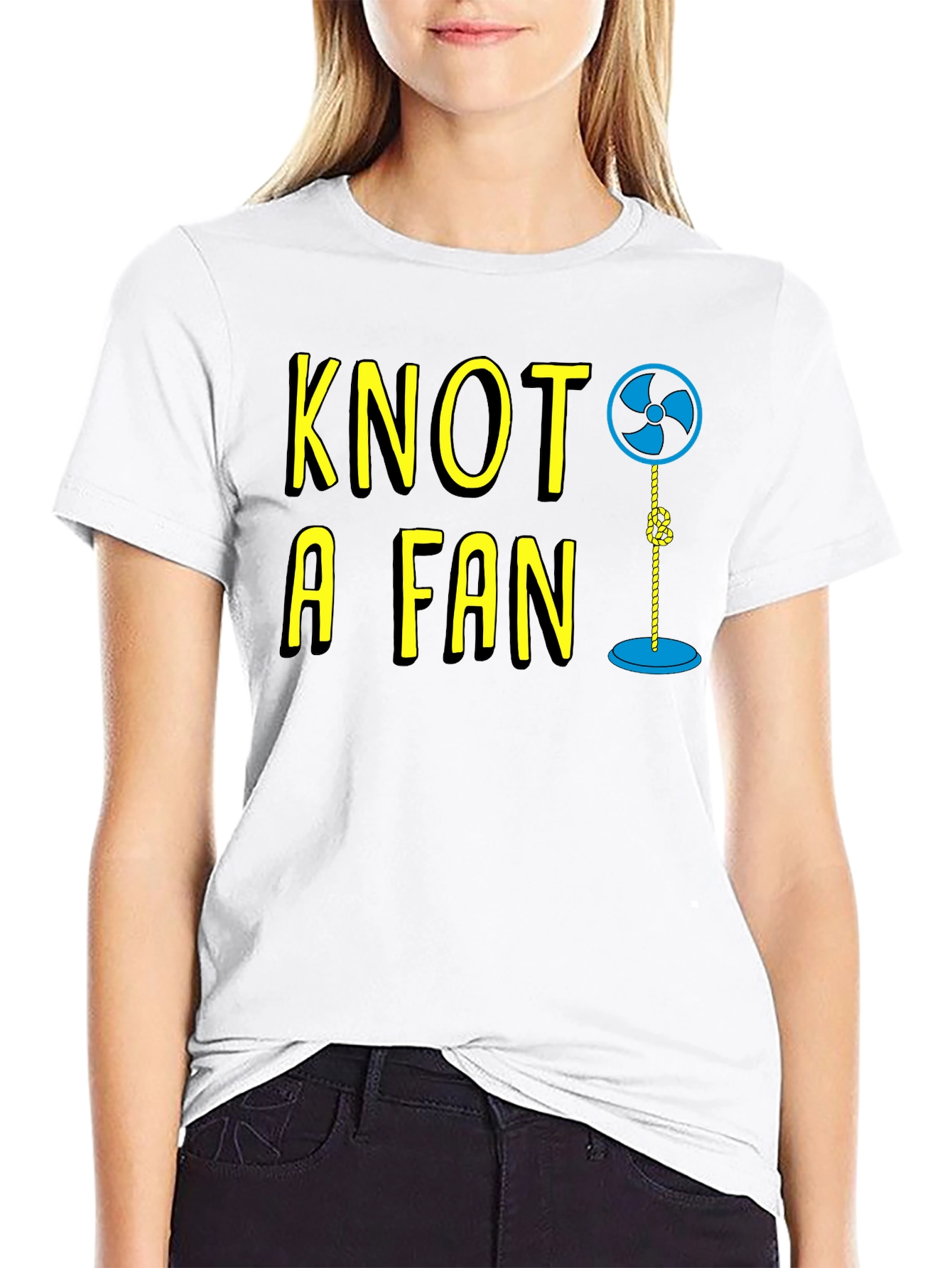Black Knot A Fan Funny Graphic T-Shirt view 9