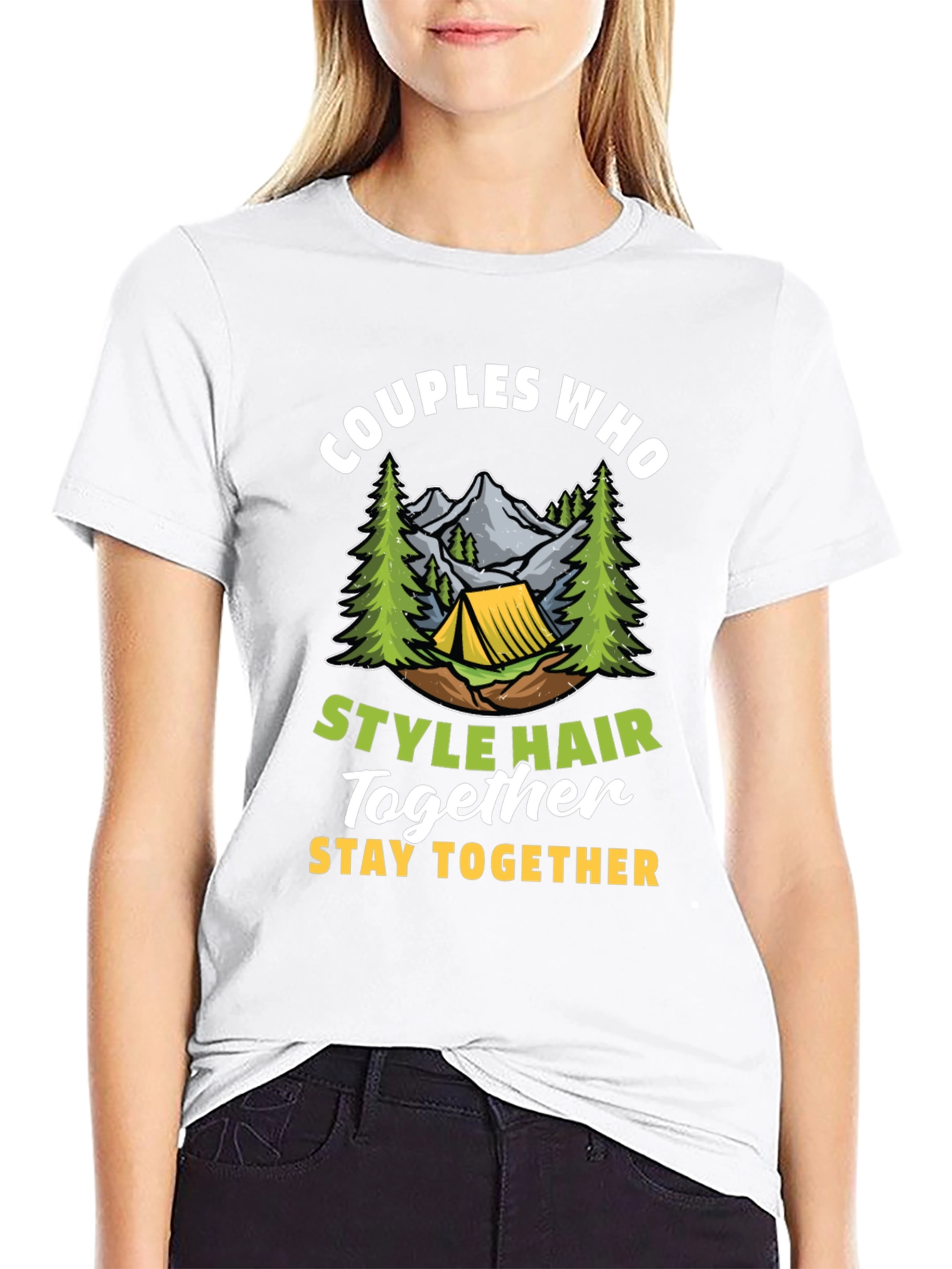 Black Couples Who Style Hair Together T-Shirt view 9