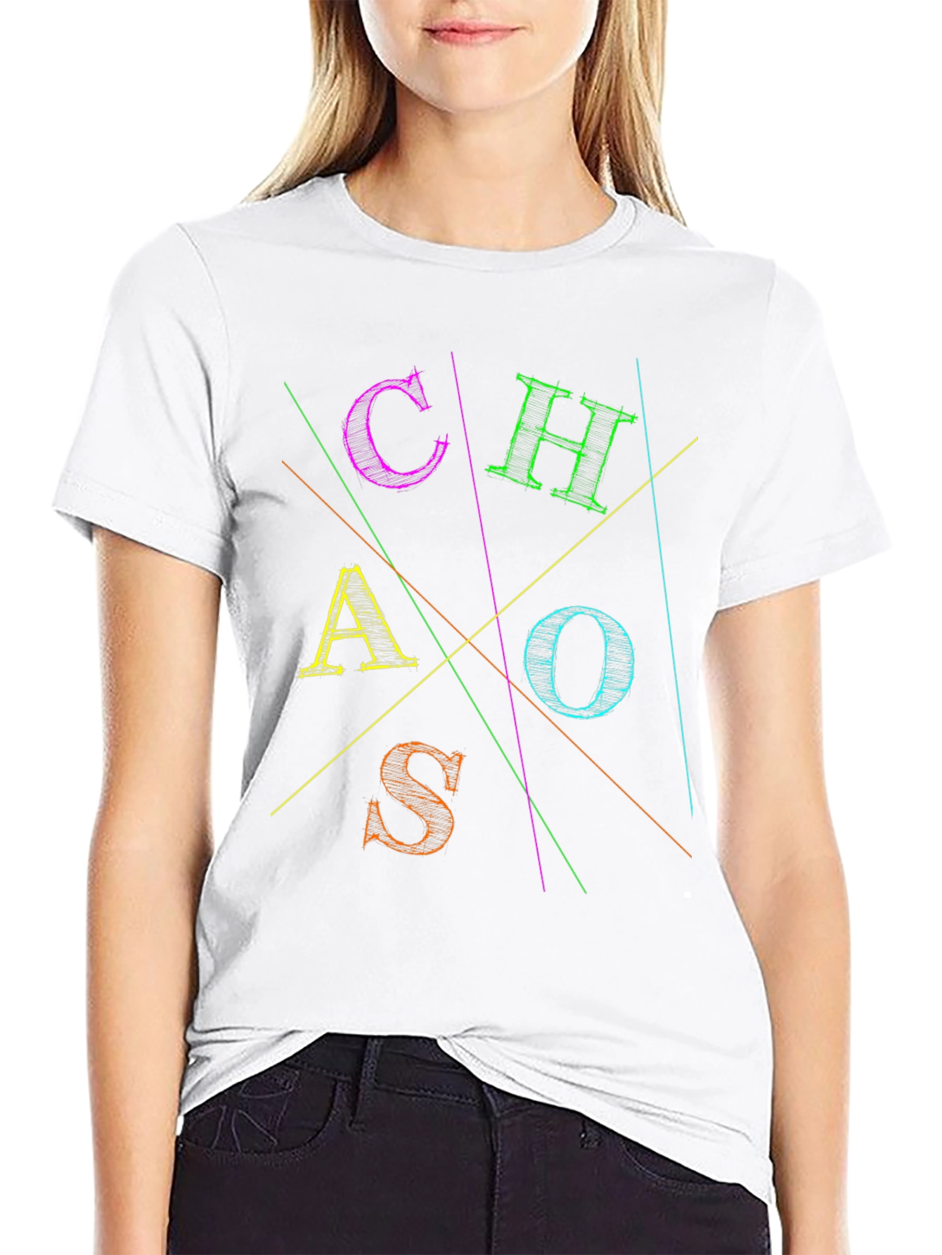 Chaos Graphic Tee - Men's Short Sleeve Crew Neck - 9
