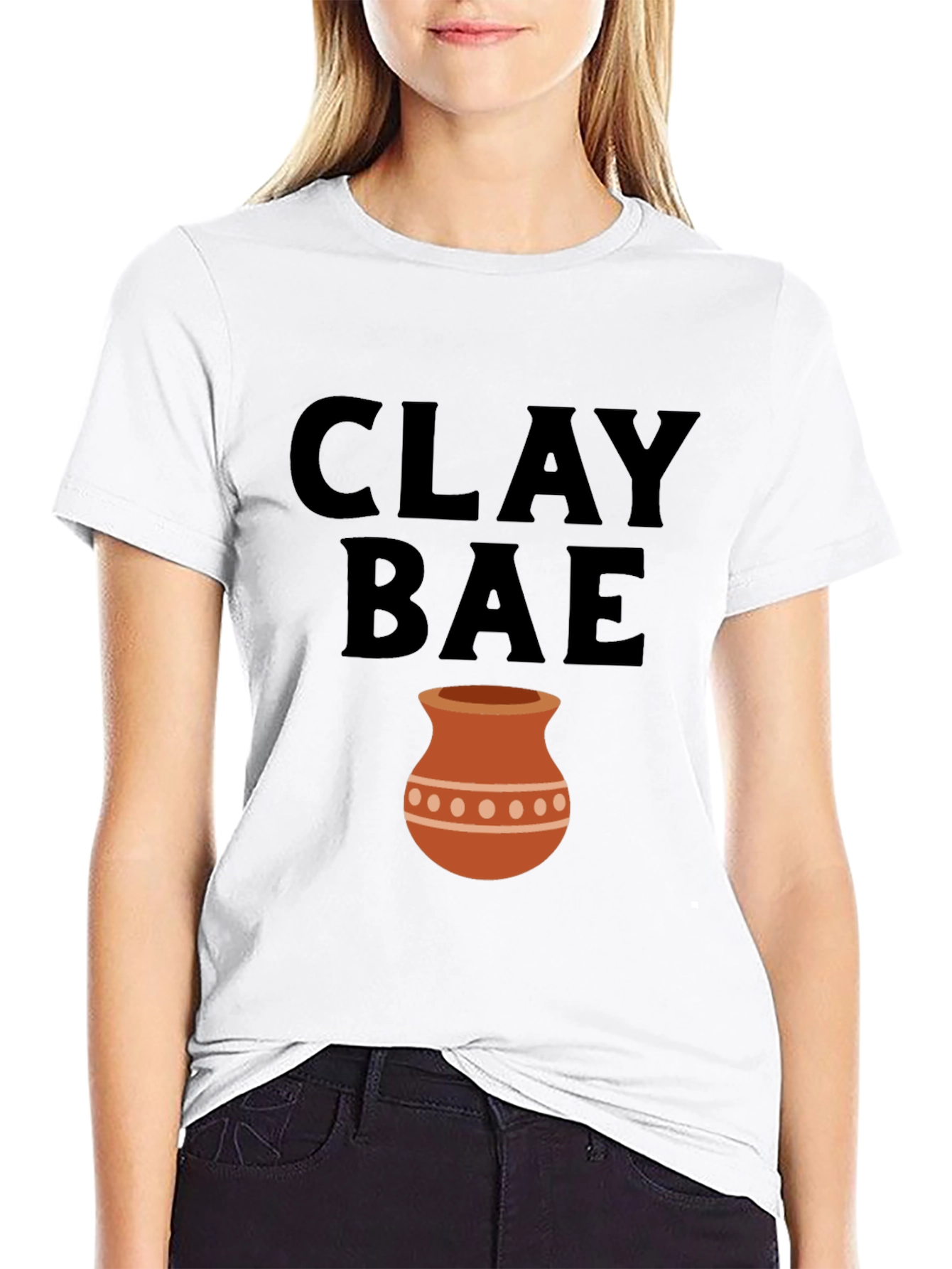Black Clay Bae Graphic T-Shirt - Potter Lover Tee view 9