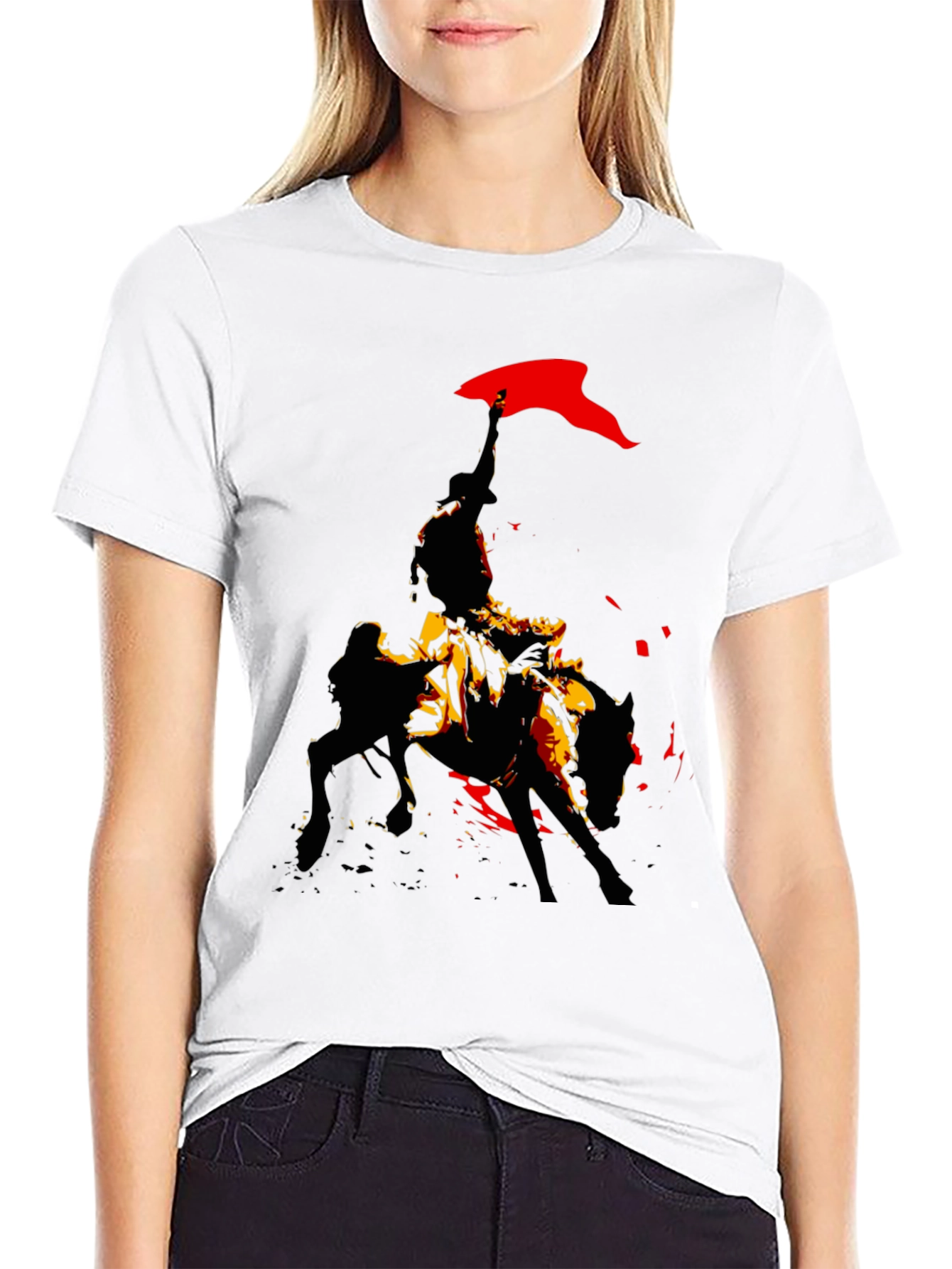 Black Rodeo Rider Graphic Tee view 9